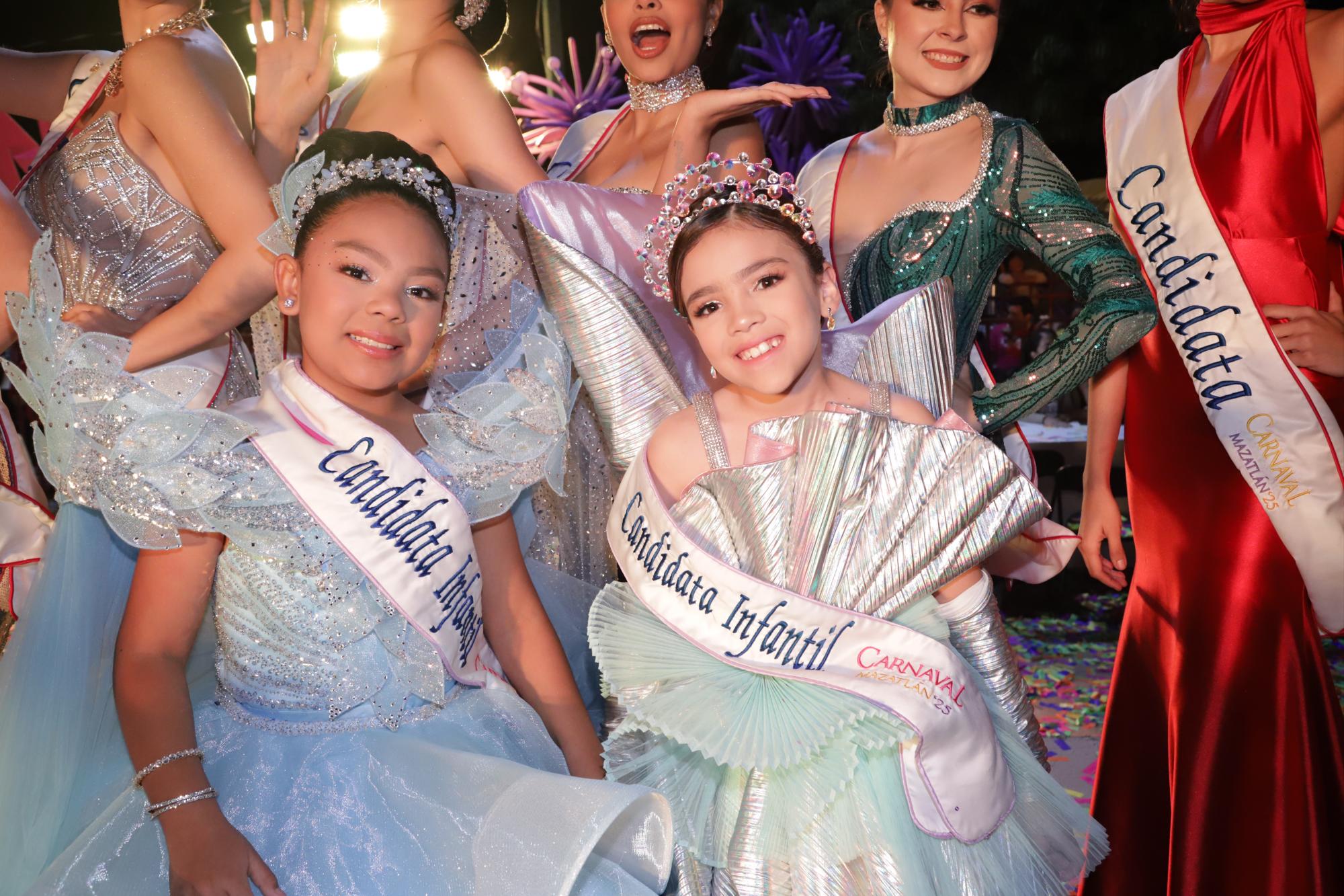 $!Ángela Salazar y Ximena Lizárraga, candidatas a Reina Infantil del Carnaval 2025.