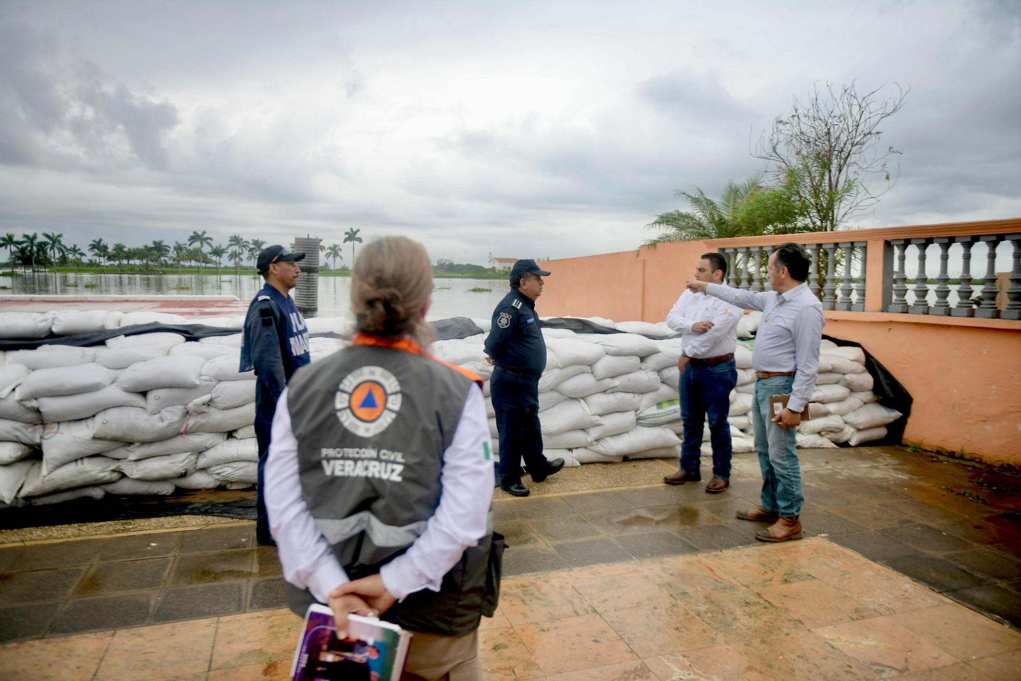 $!Desbordamiento de ríos en Veracruz deja zonas afectadas