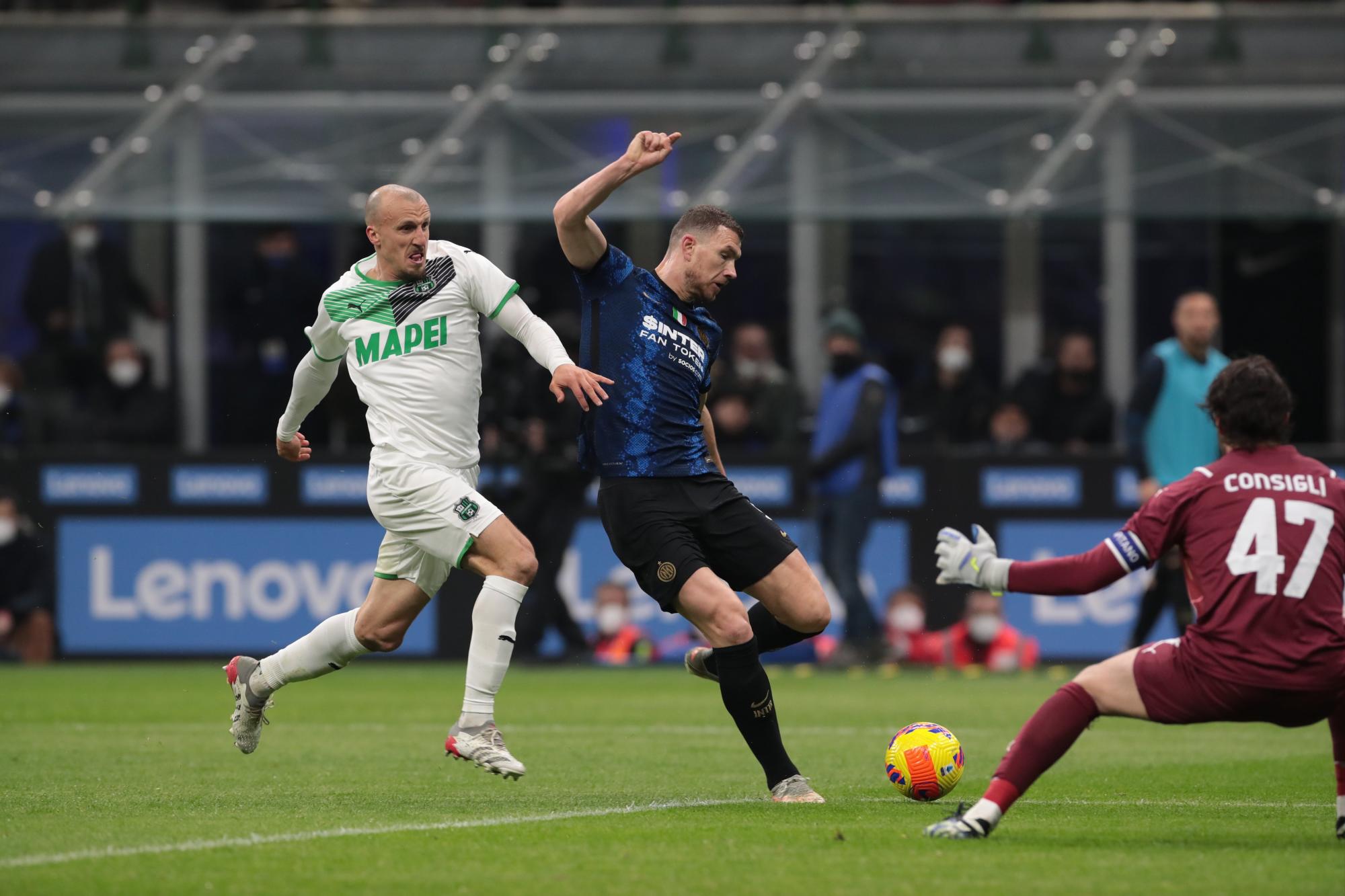 $!El Sassuolo sorprende al Inter por 2-0 en San Siro