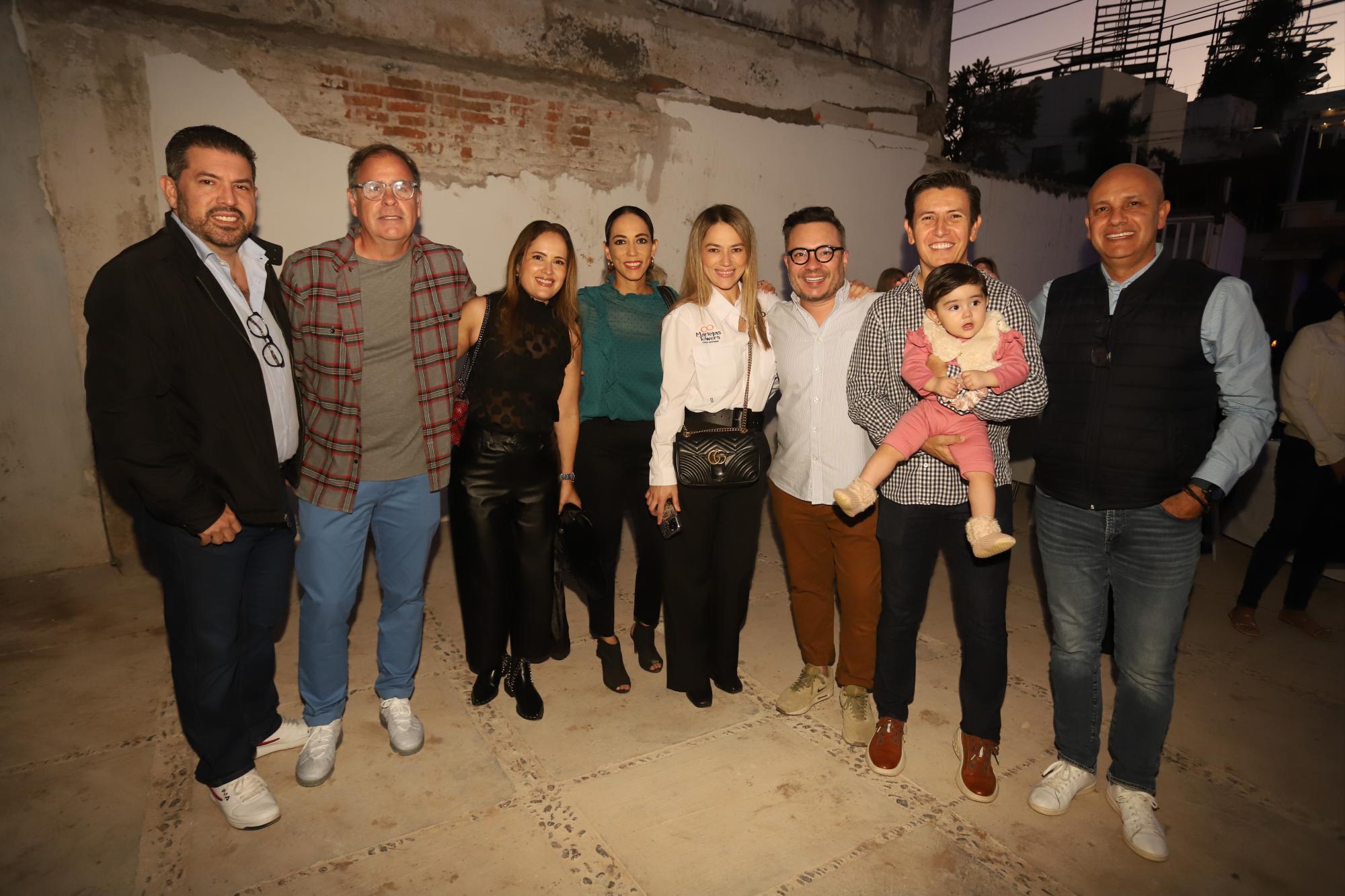 $!Héctor Colosia, José Milán, Natalia Arias de Milán, Claudia Hidalgo de Colosio, Linda Casas de Piña, Sergio de la Fuente, Saúl Gaxiola, Andrea Piña Casas y Everardo Velarde.