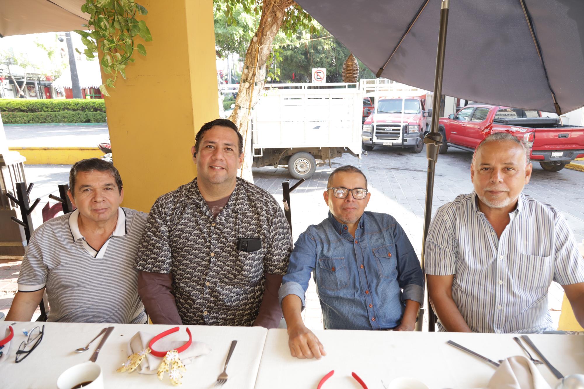 $!Faustino Ibarra, Gregory Sauceda, Óscar Méndez y Gregorio Vargas Alegría.