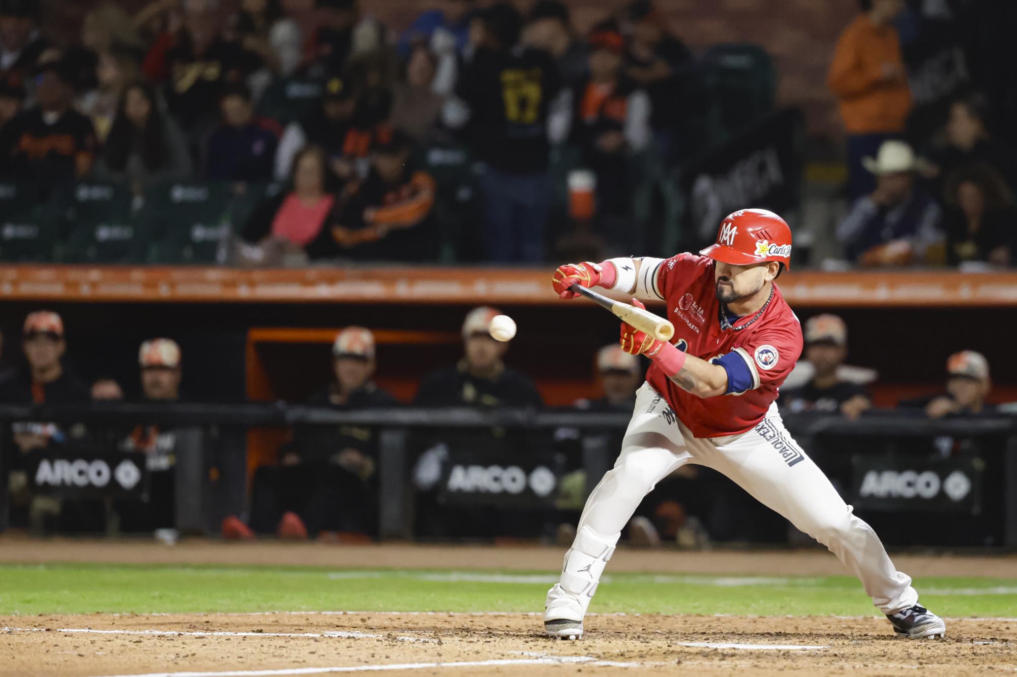 $!Naranjeros de Hermosillo pega primero ante Águilas de Mexicali