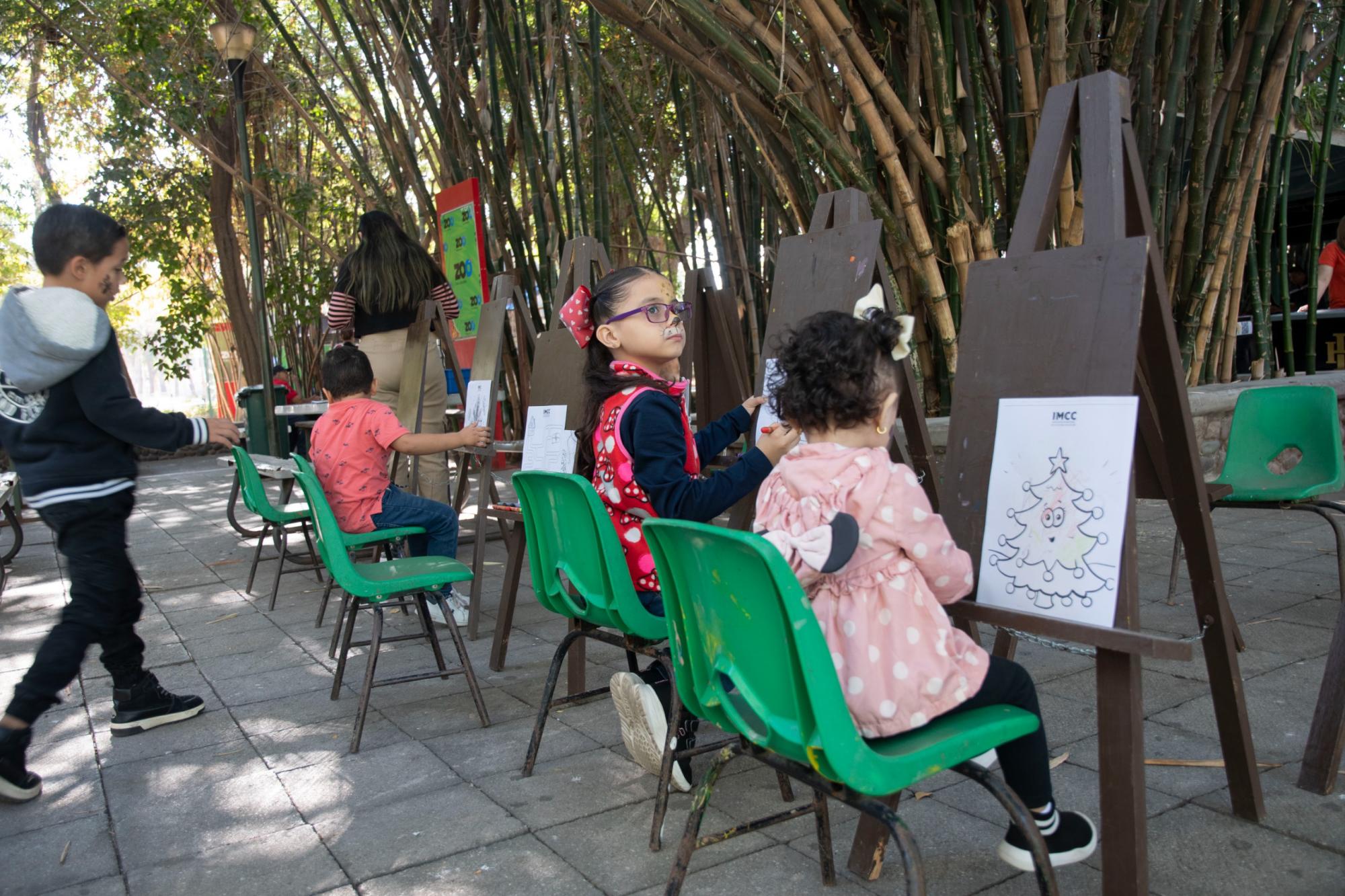 $!Los pequeños disfrutaron de actividades como ‘Pintando el Zoológico’.