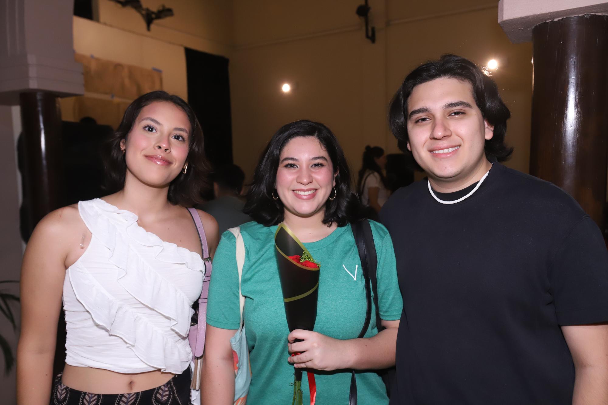 $!Jimena García, Anna Karenina Rodríguez y Luis Romero.