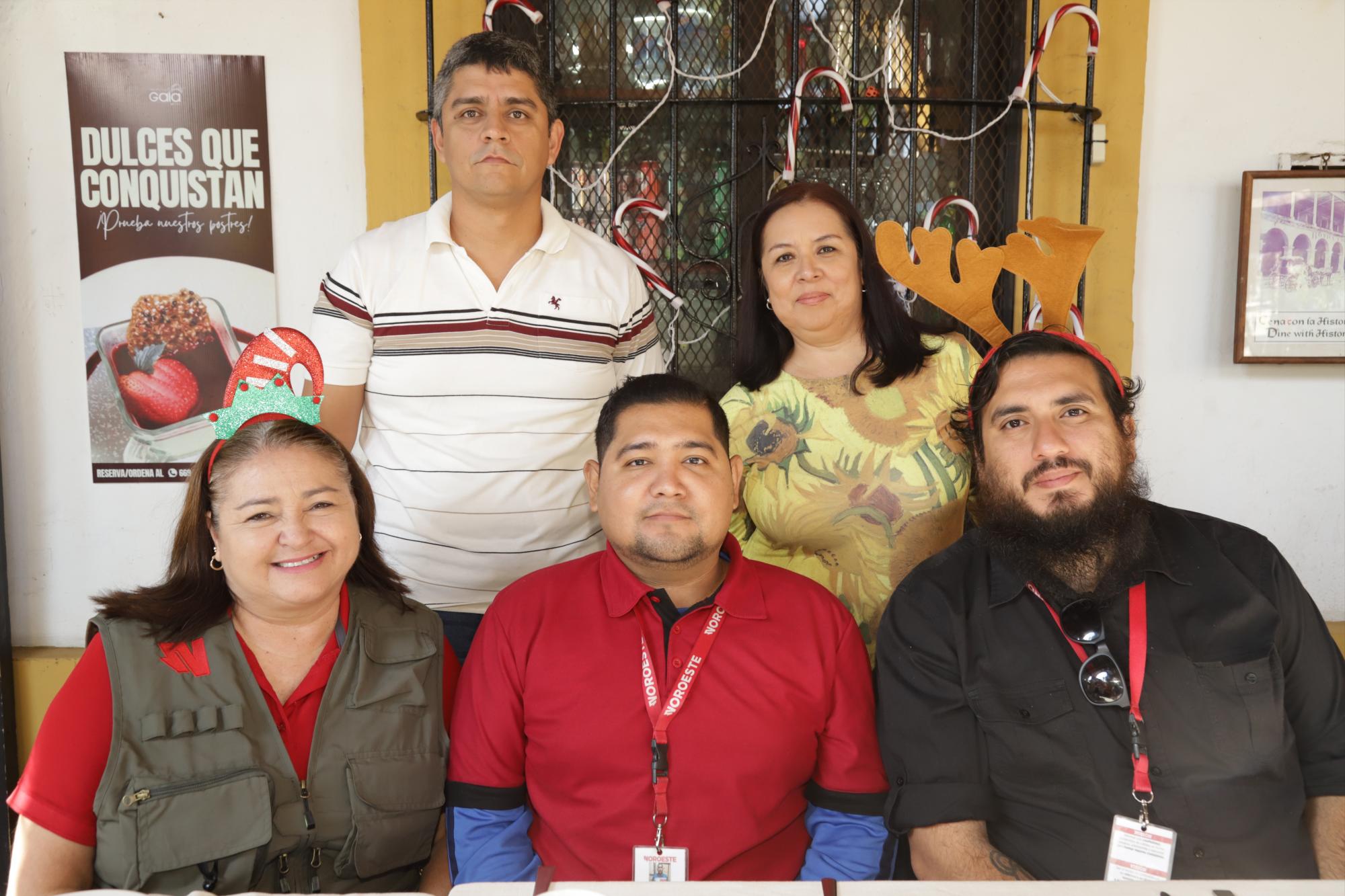 $!Iván Zúñiga, Lucía Partida, Marisela González, Alexis García y Carlos Robles.