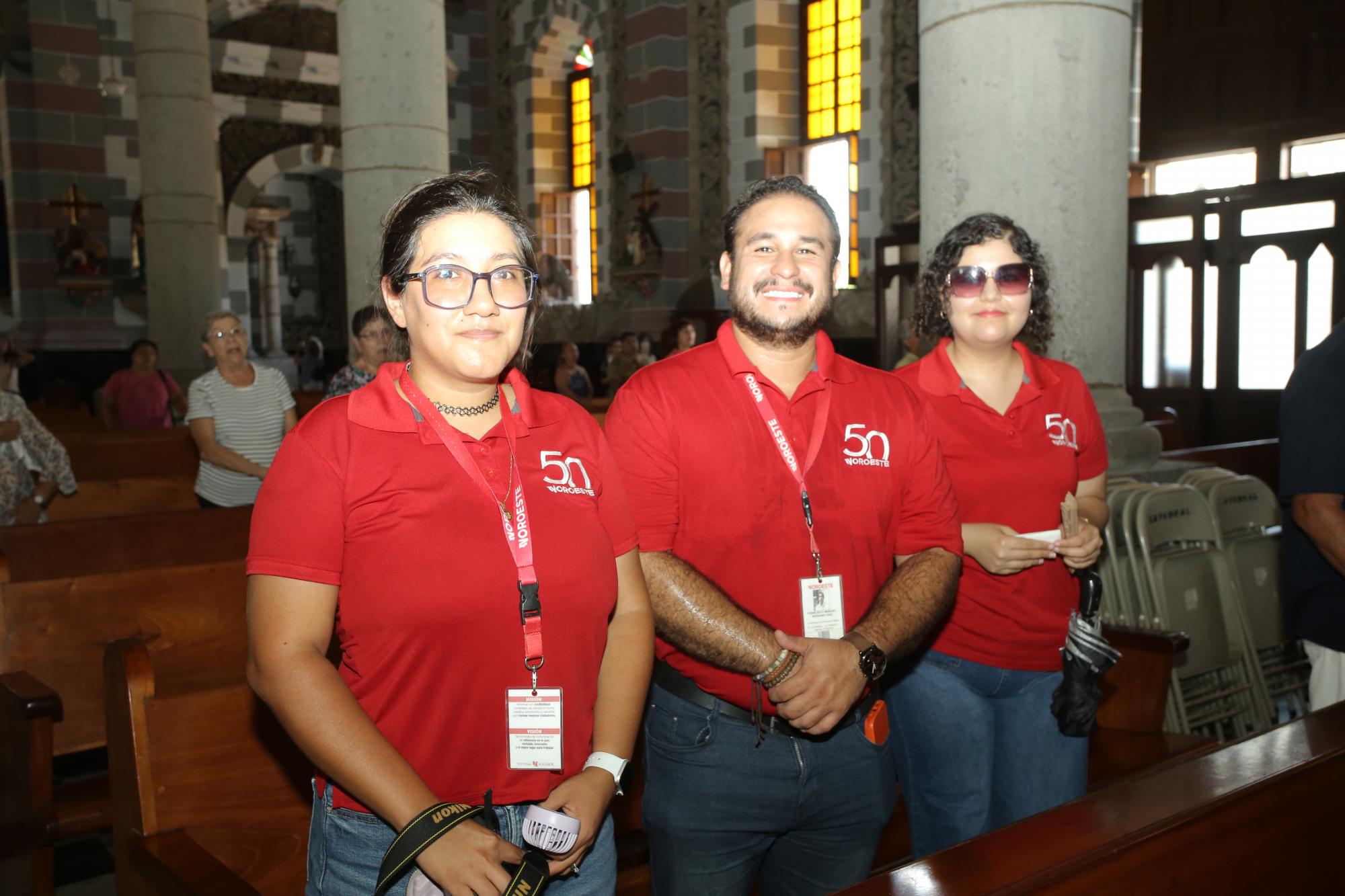 $!Dulce Soto, Manuel Serrano y Estefany López.