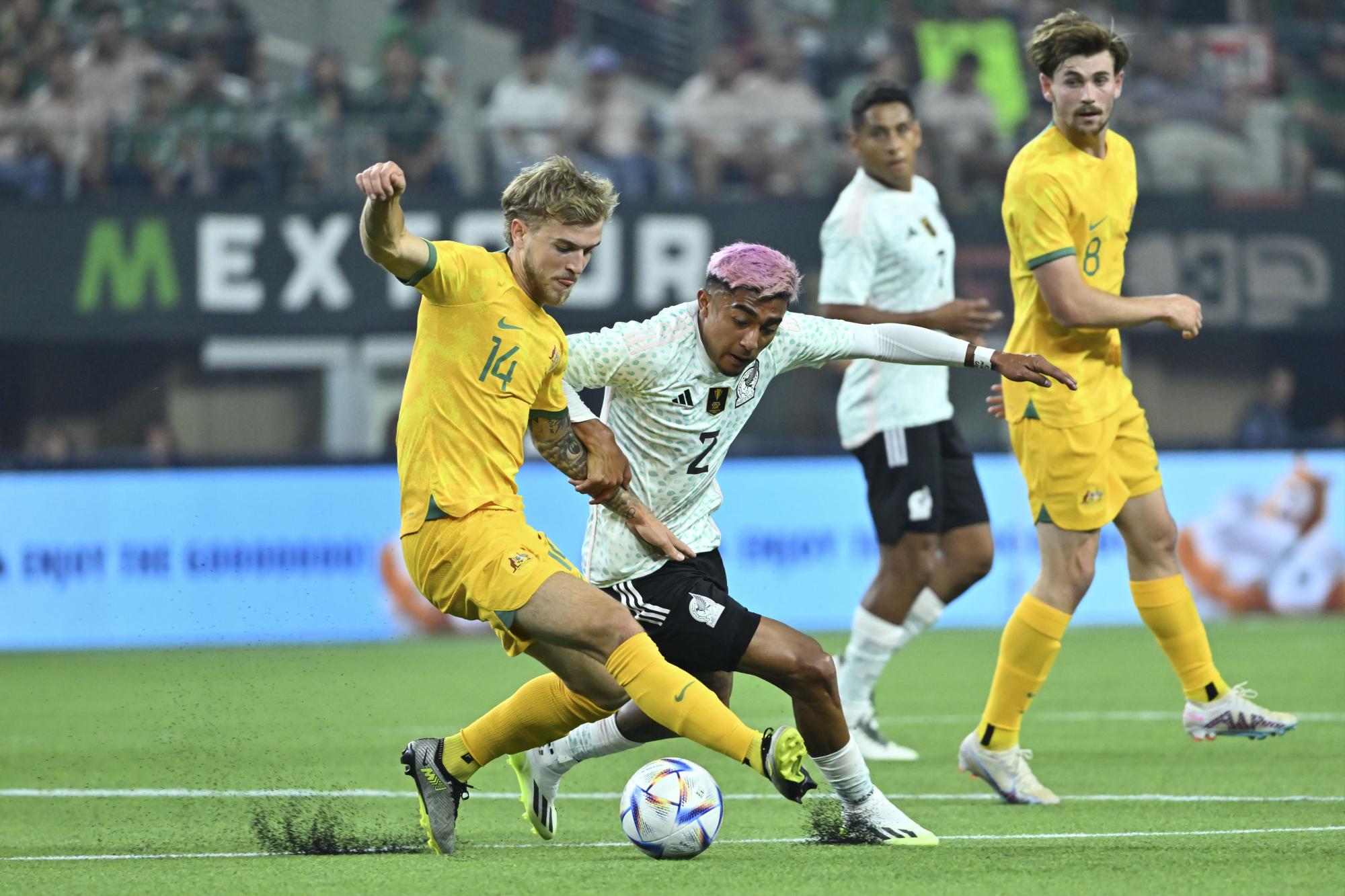 $!‘Chino’ Huerta rescata el empate de México ante Australia