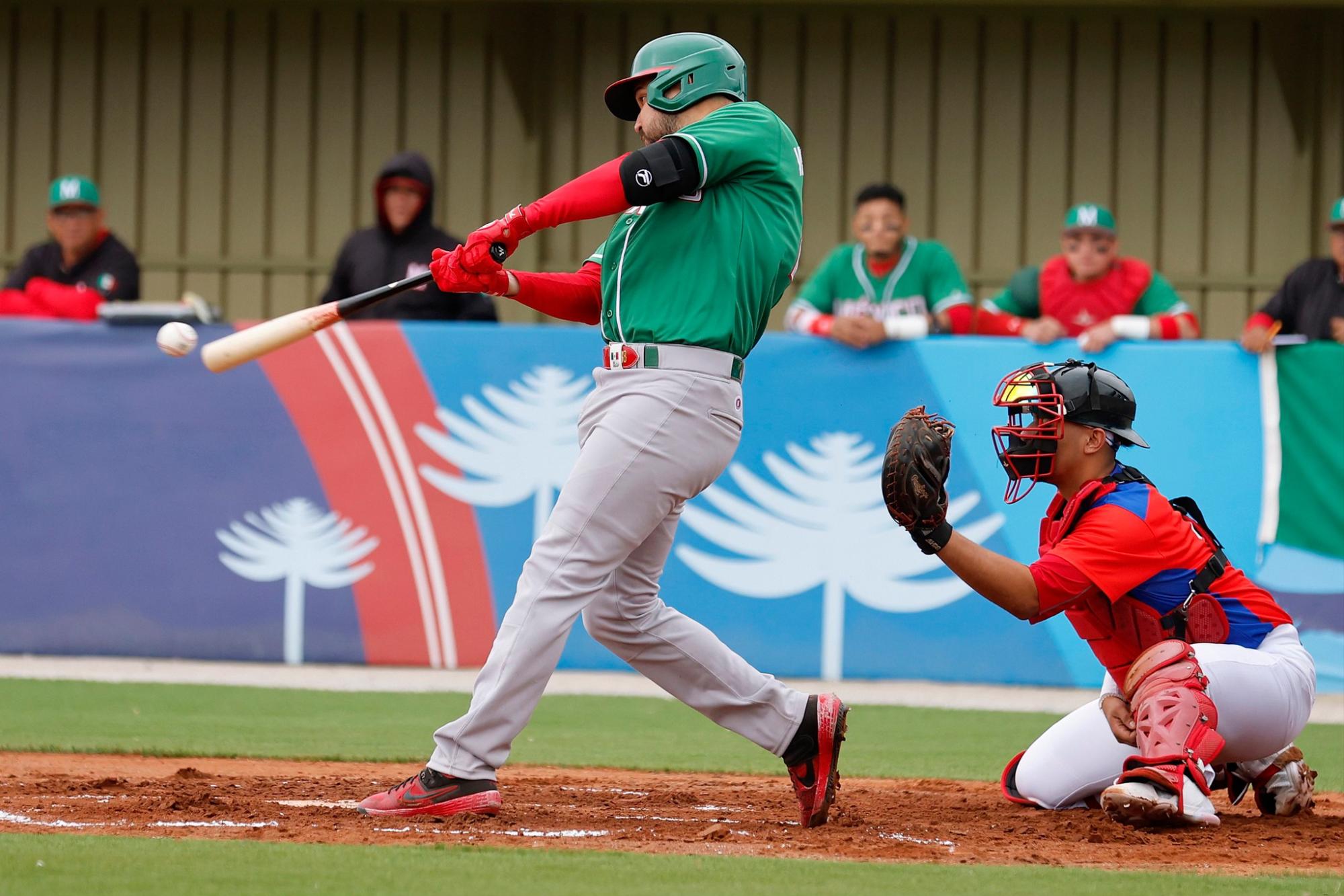 $!Explosivo debut de México en el beisbol de los Panamericanos