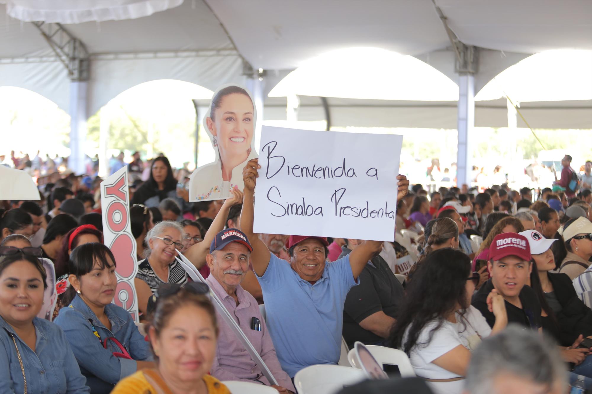 $!Mazatlán recibe a Claudia Sheinbaum en su primera gira de trabajo a Sinaloa