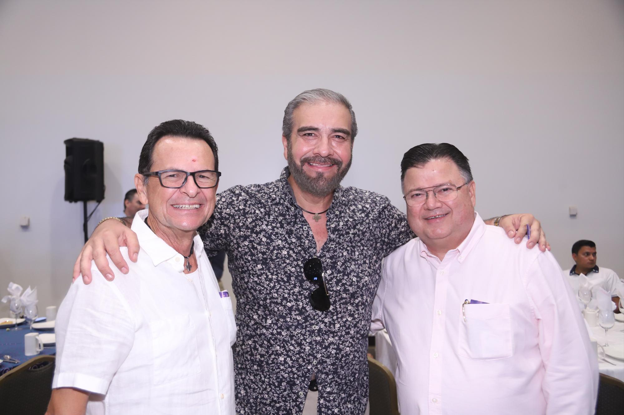 $!Luis Medrano, Eduardo Dávalos e Ignacio Barros.