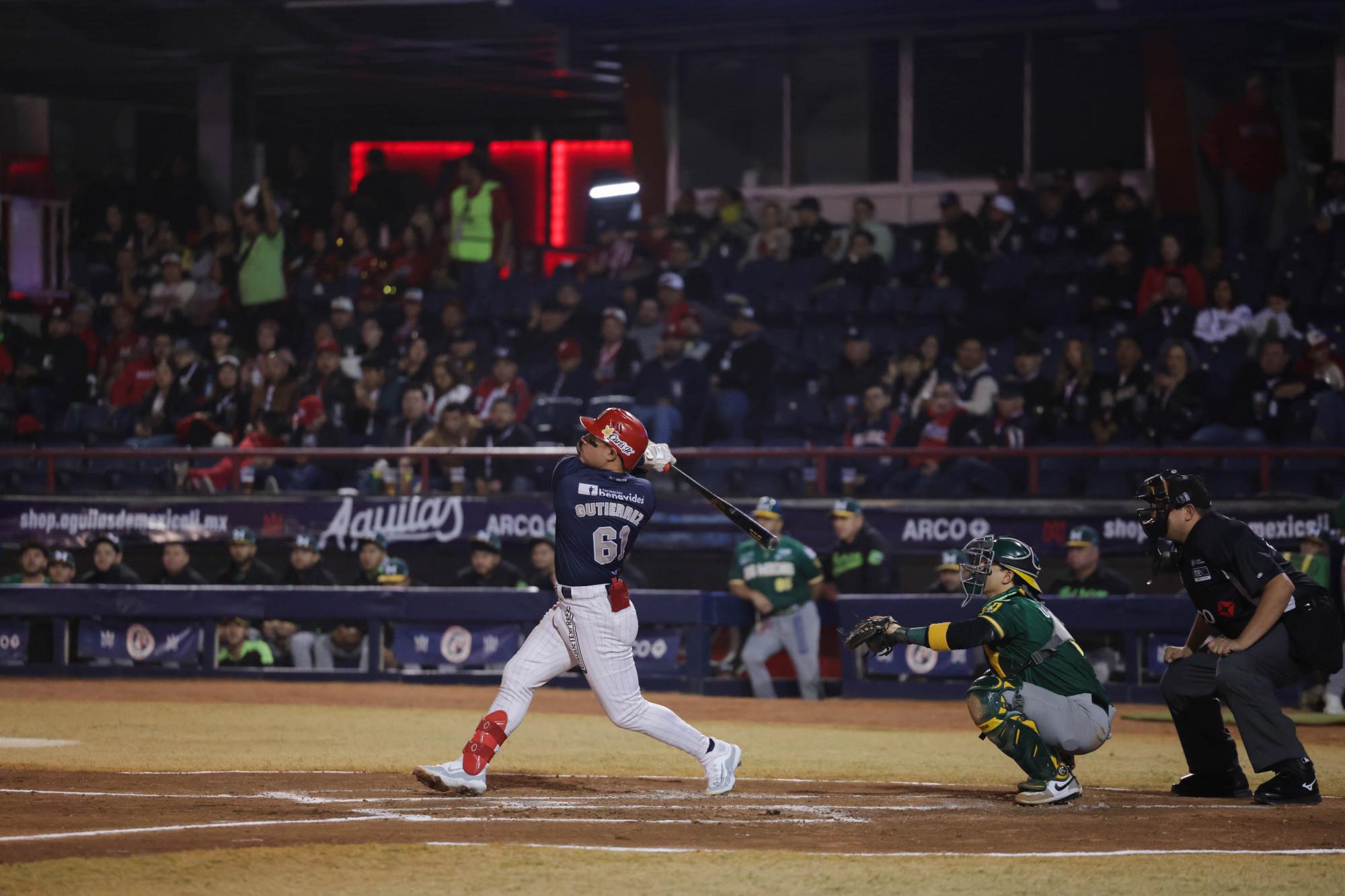 $!Los Águilas ganan y emparejan la serie ante Cañeros