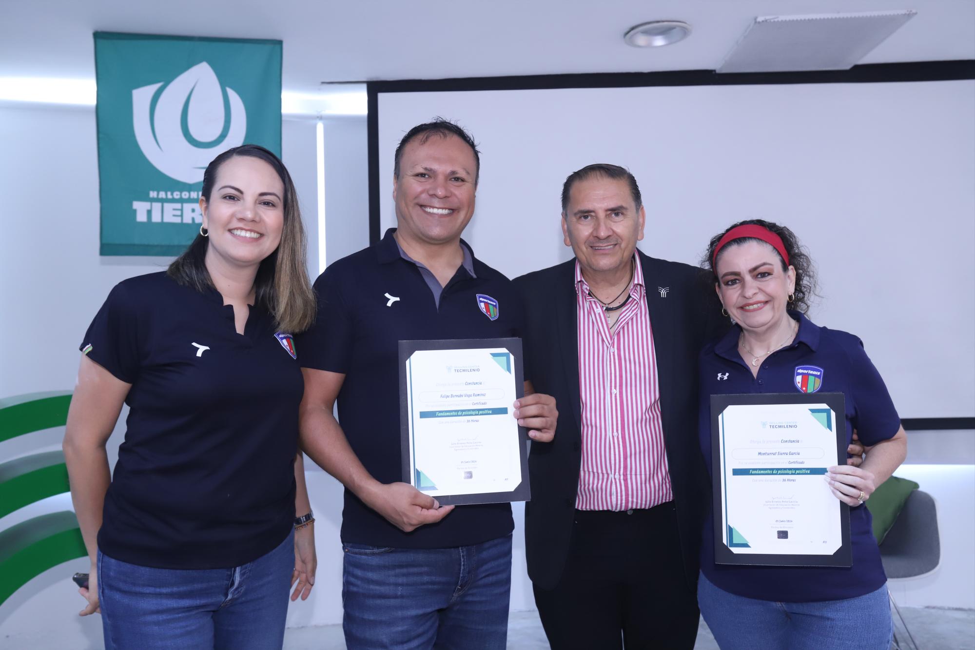 $!Dulce Rochín, Felipe Bernabé Vega, Óscar García y Montserrat Sierra.