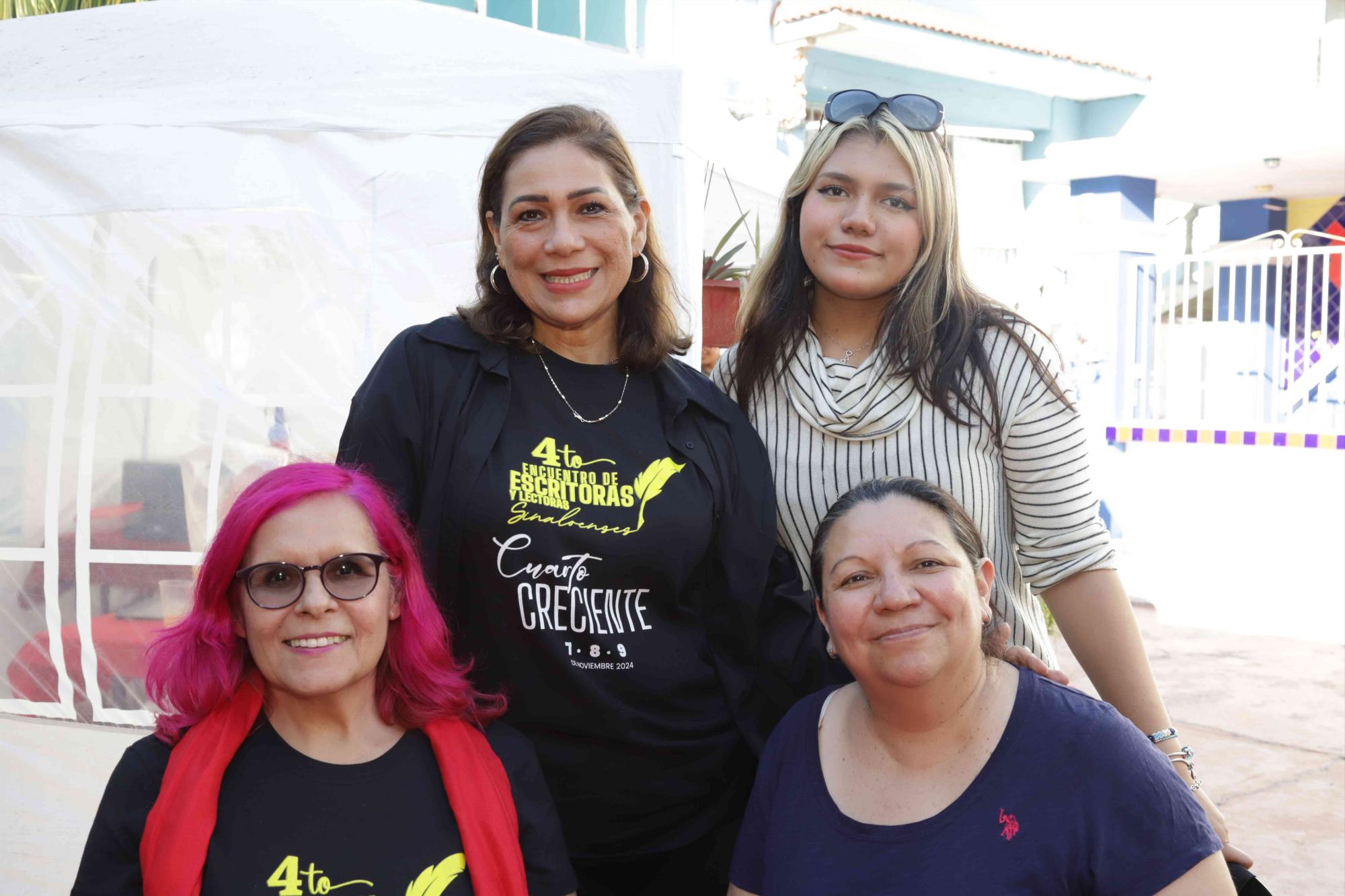 $!Silvia Michel, Claudia Sylvana Vázquez Michel, Dina Grijalva y Claudia Islas.