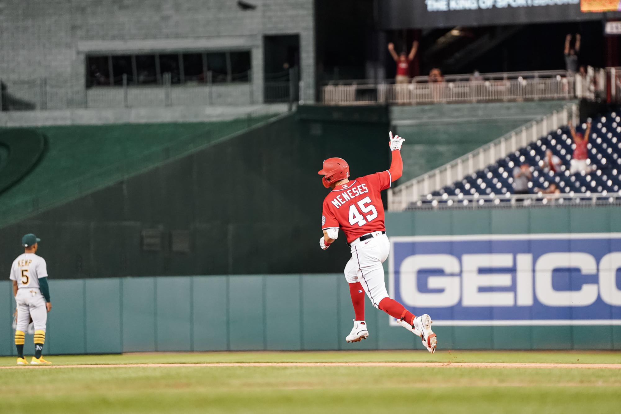 $!Es algo muy significativo para mí: Joey Meneses tras su primer walk-off en Grandes Ligas