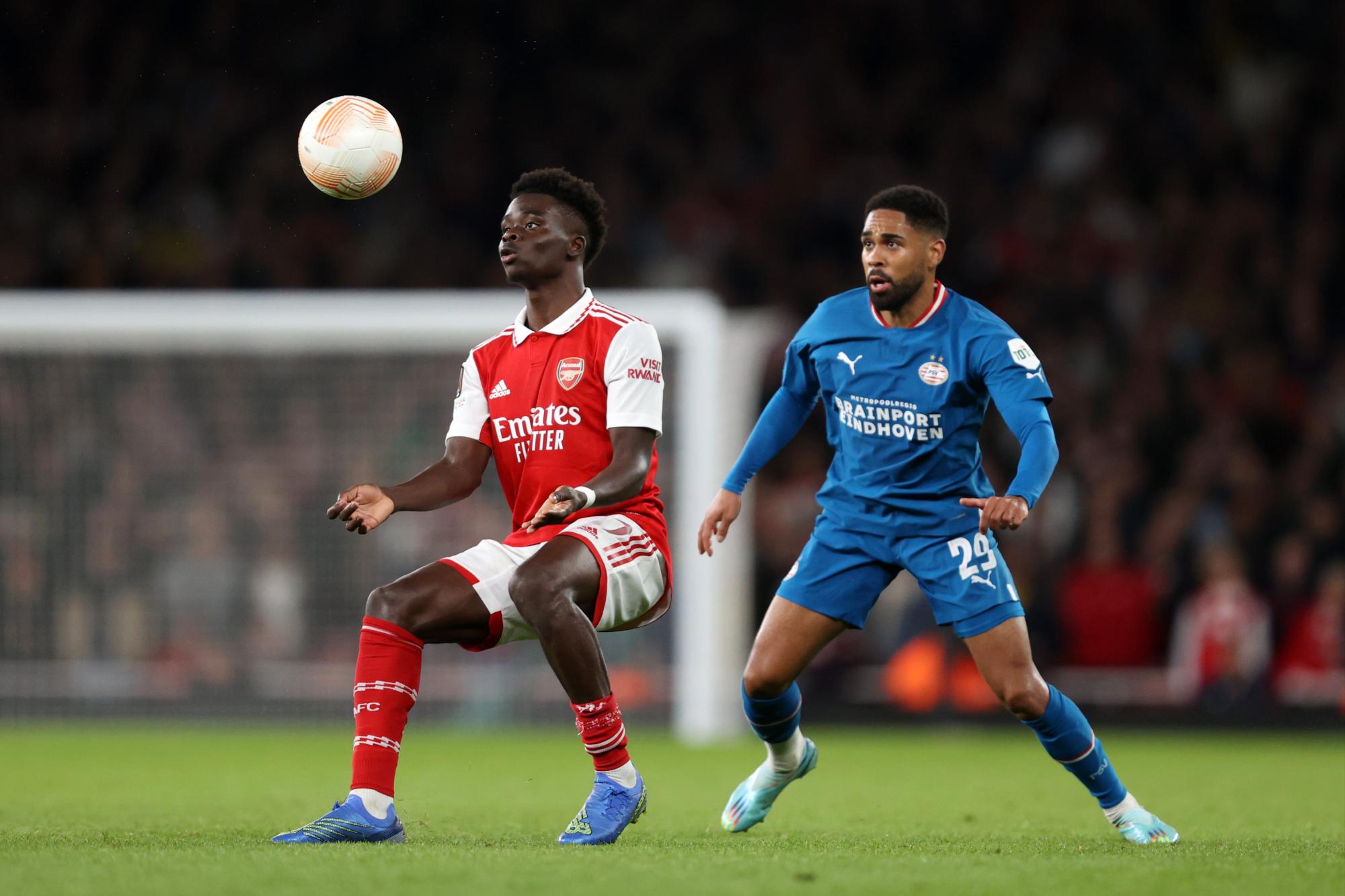 $!Sinaloense Érick Gutiérrez y el PSV caen ante el Arsenal en la Europa League