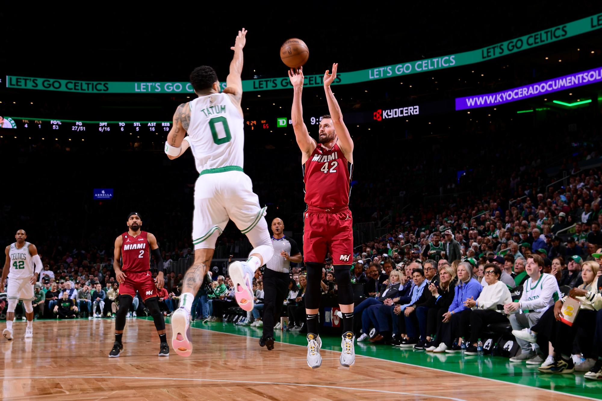 $!Miami se quedó con el partido 1 ante Boston