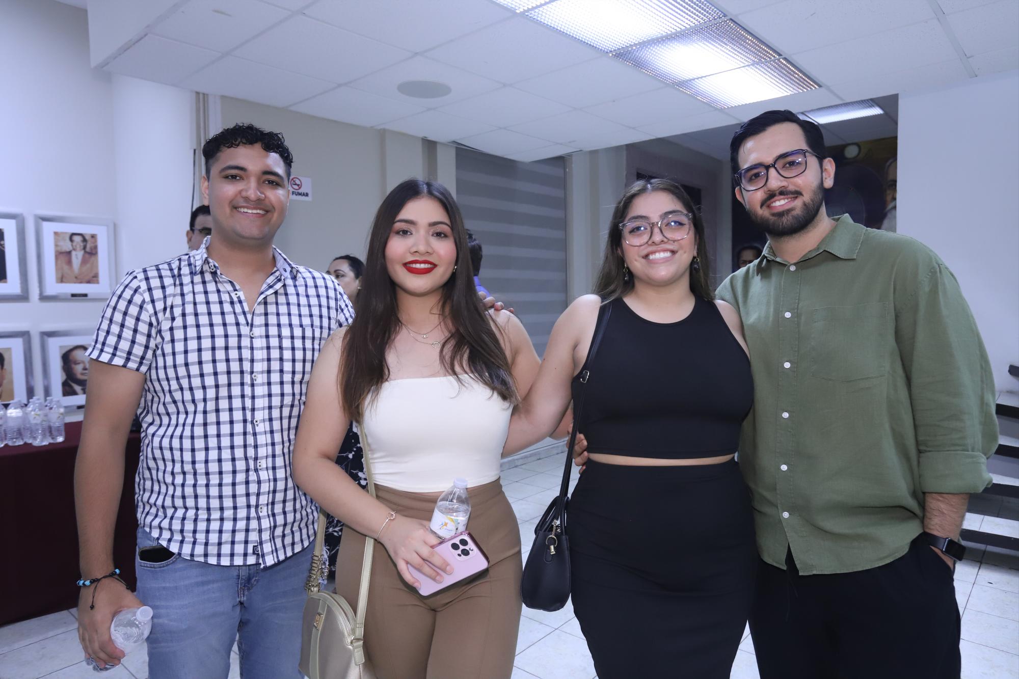 $!Álvaro Asael Peña, Yulissa Díaz, Michell Luján y Eric Saúl Hernández.