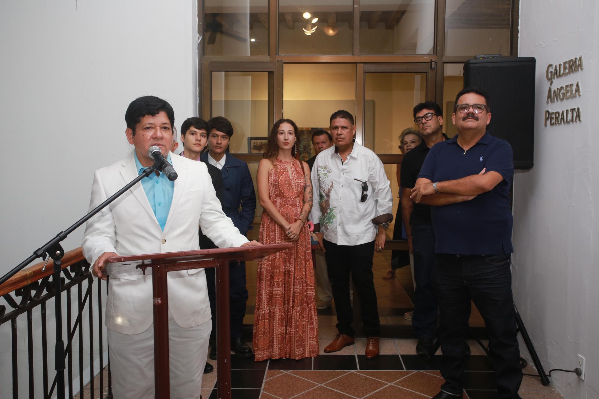 $!Alberto Ramírez, coordinador del grupo, expresó unas palabras de bienvenida.