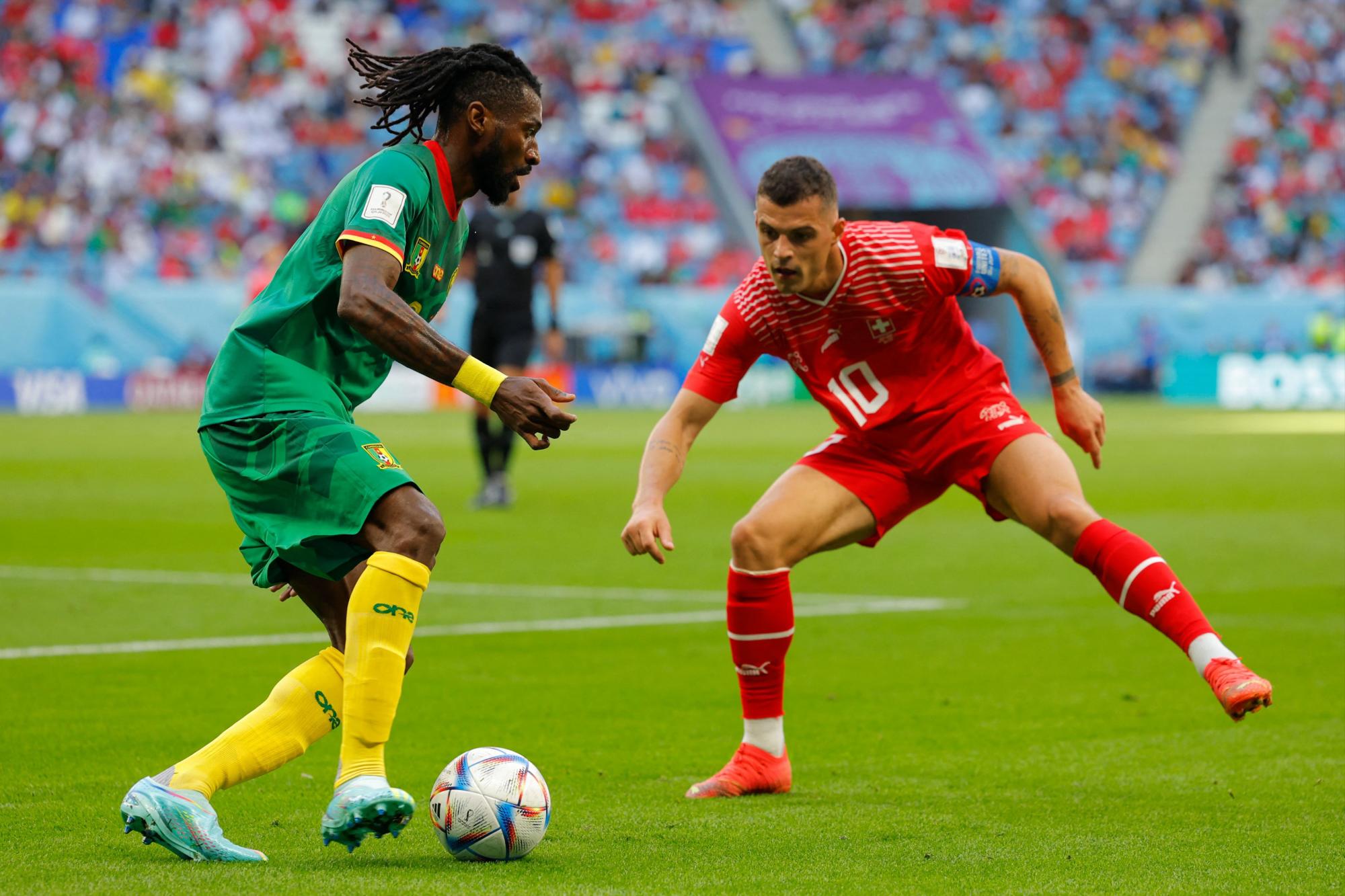 $!Embolo no festeja el gol que da el triunfo a Suiza ante Camerún (VIDEO)