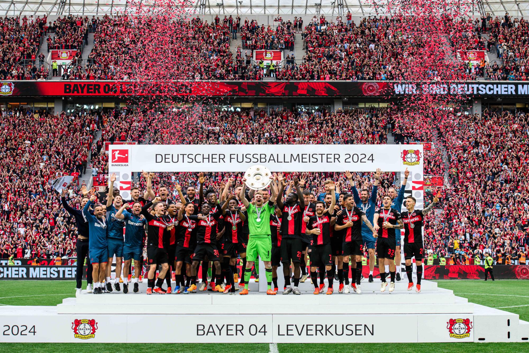 $!Bayer Leverkusen se convierte en el primer campeón invicto de la Bundesliga