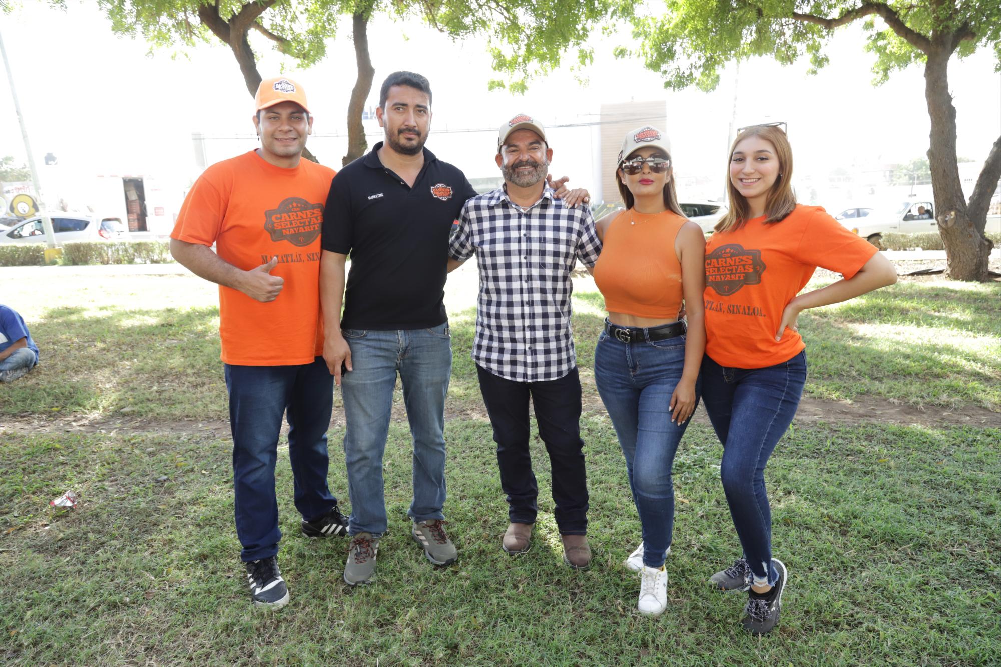 $!Jorge Alejandro Díaz, Víctor Gaxiola, Antonio Zataráin, Karla Luna y Érika Castañeda.