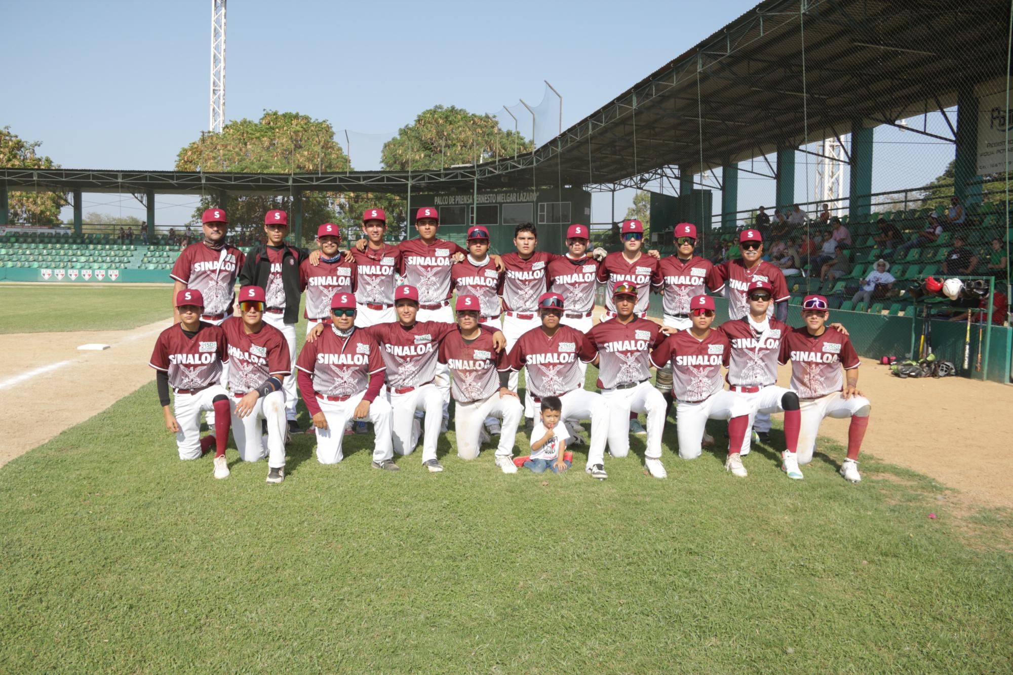 $!Sinaloa se apunta par de triunfos en la Junior del beisbol de los Juegos Nacionales Conade