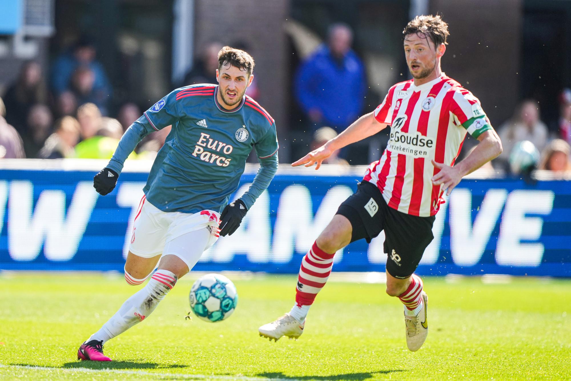 $!Santiago Giménez guía con su gol al triunfo del Feyenoord