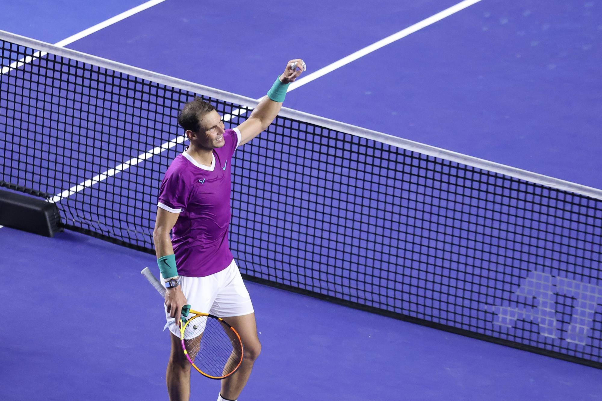 $!Rafael Nadal vence a Stefan Kozlov en Acapulco y logra su mejor inicio de temporada