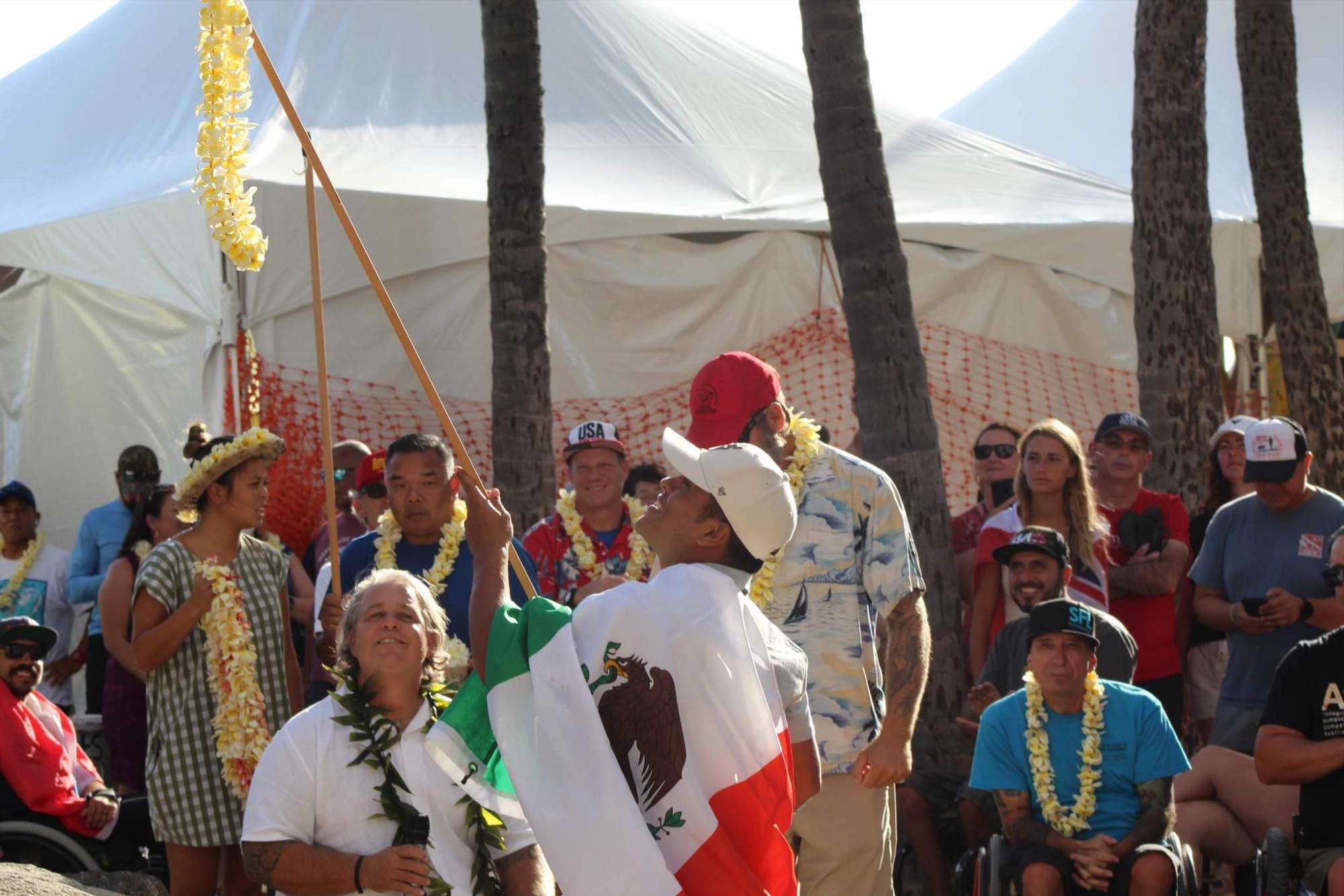 $!Martín Díaz suma primeros puntos en el Tour Mundial de Surfing Adaptado