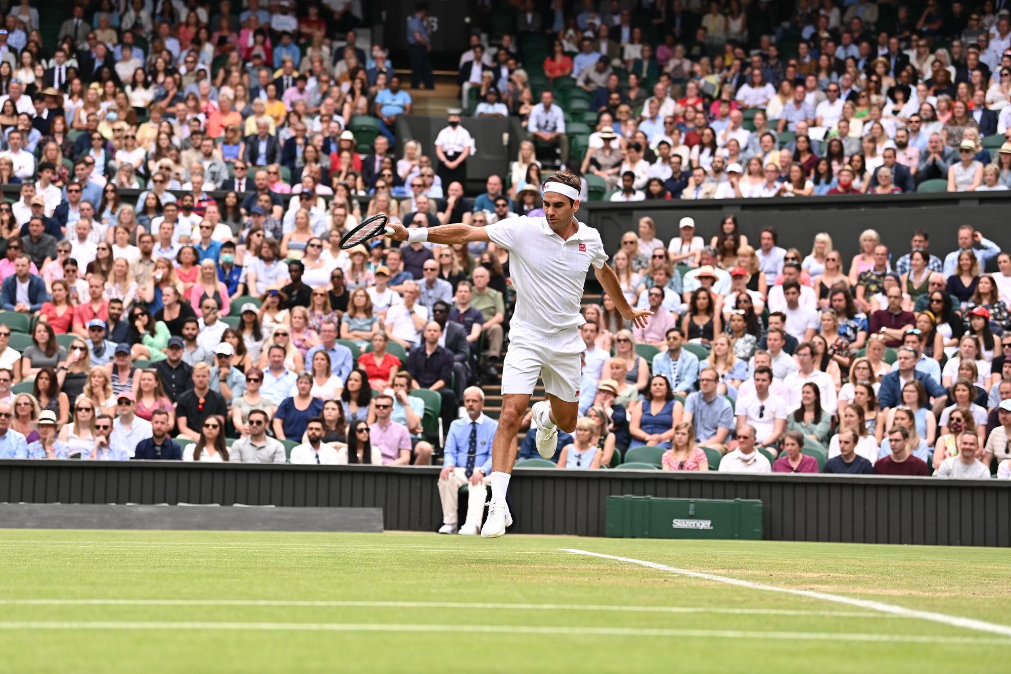 $!Roger Federer brilla ante Richard Gasquet en Wimbledon