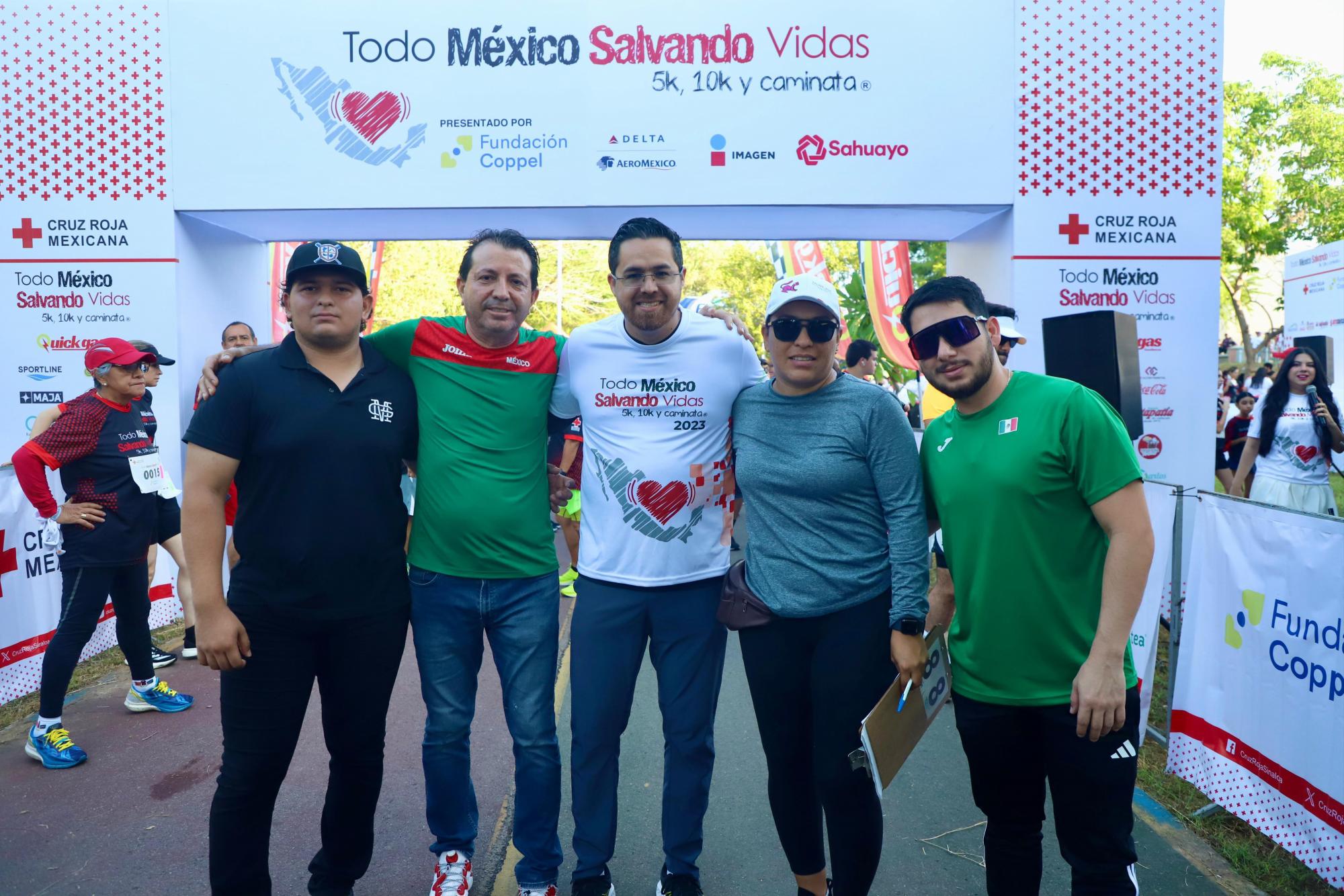 $!Participa Secretario de Salud de Sinaloa en carrera nacional de la Cruz Roja