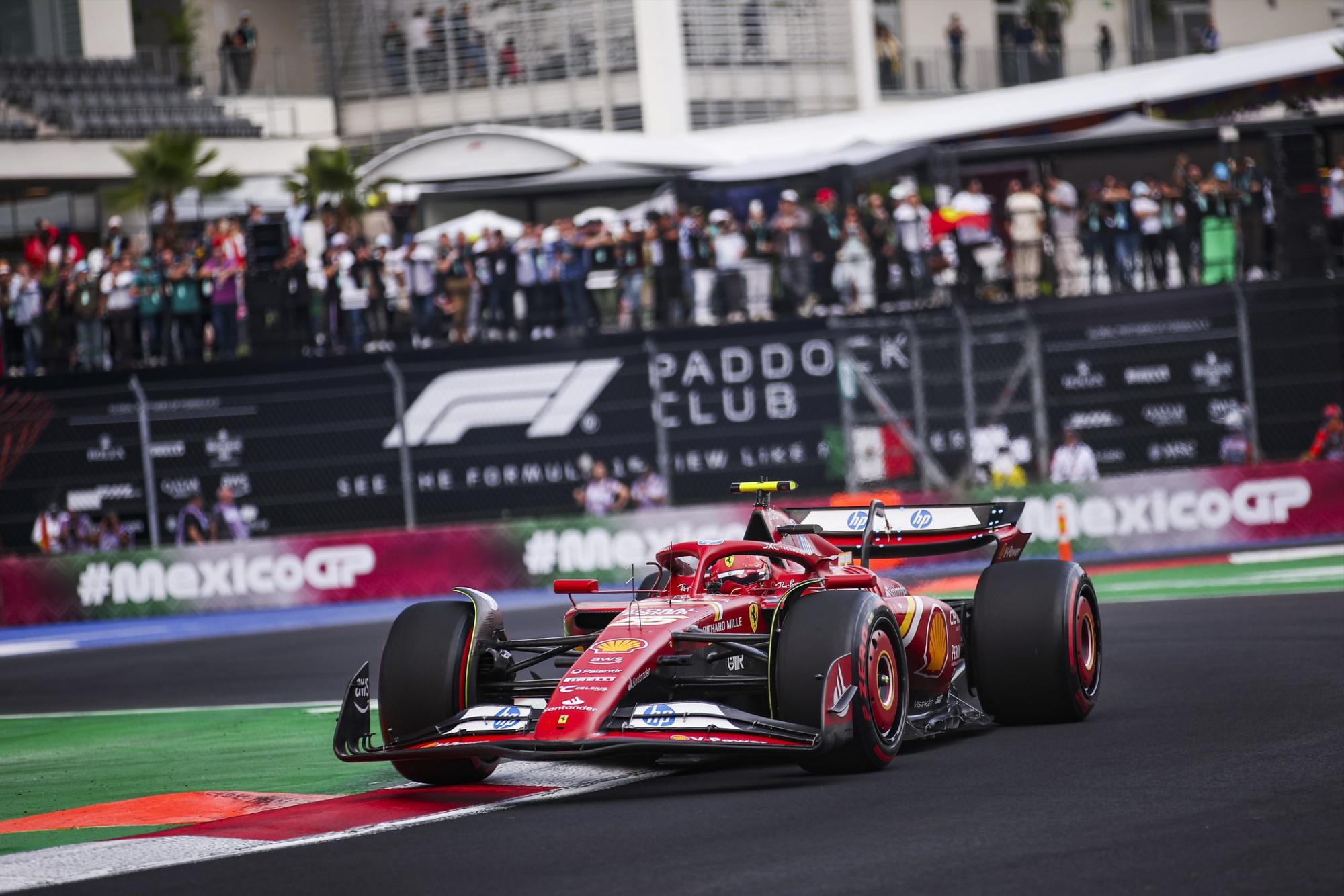 $!Carlos Sainz logra la pole en el GP de México, en una jornada de pesadilla para Checo