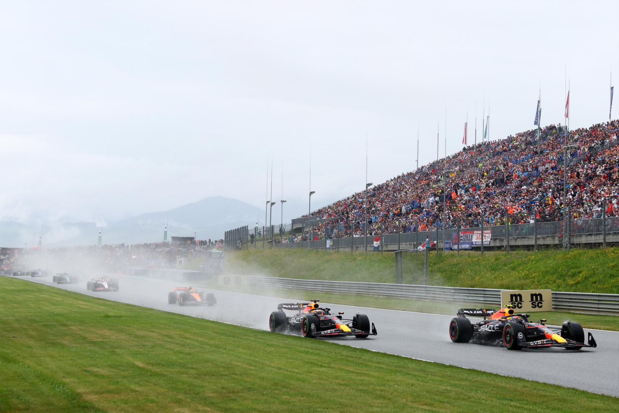 $!Checo Pérez es segundo en el Sprint del GP de Austria