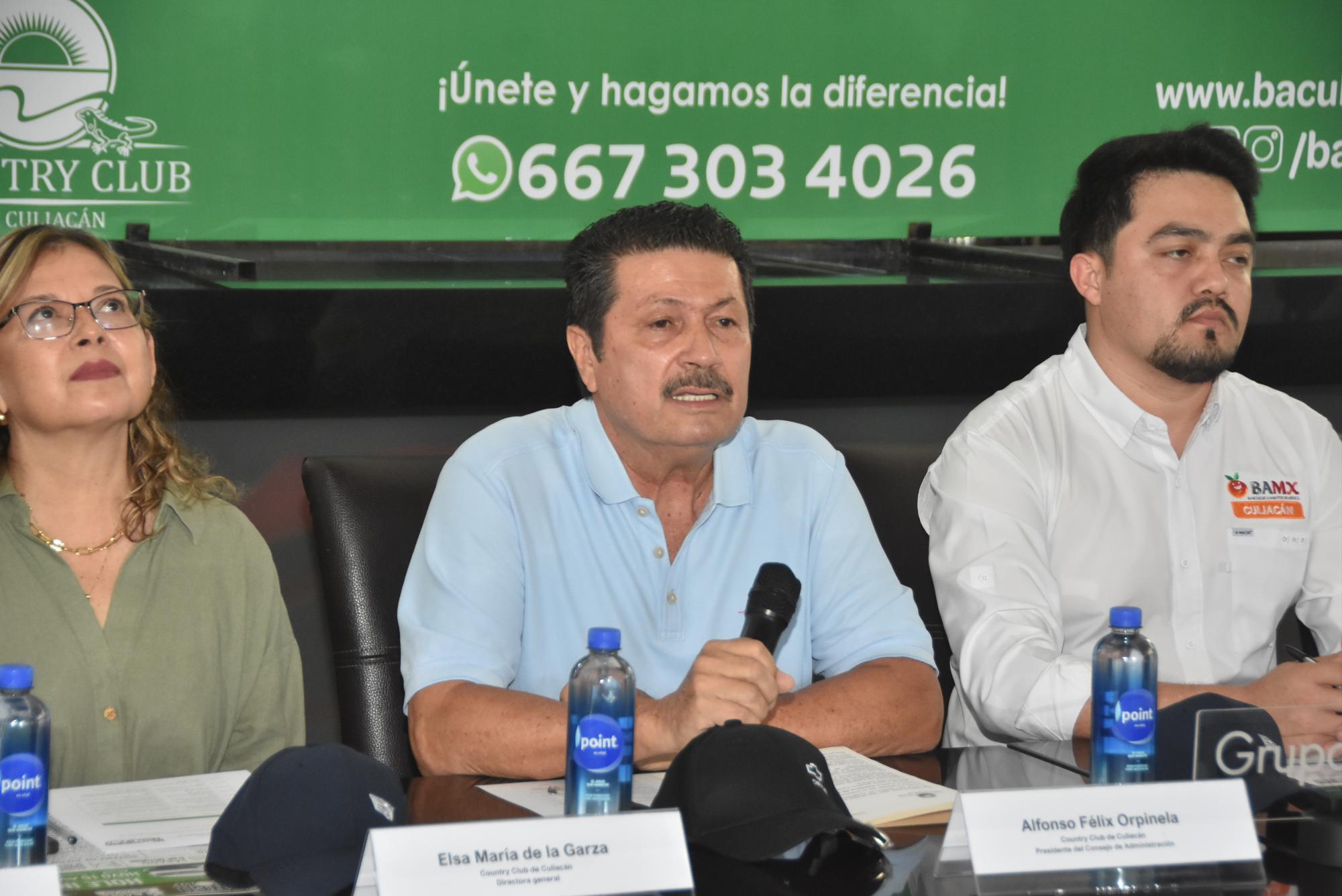 $!Alfonso Félix Orpinela, presidente del consejo de administración del Country Club Culiacán.