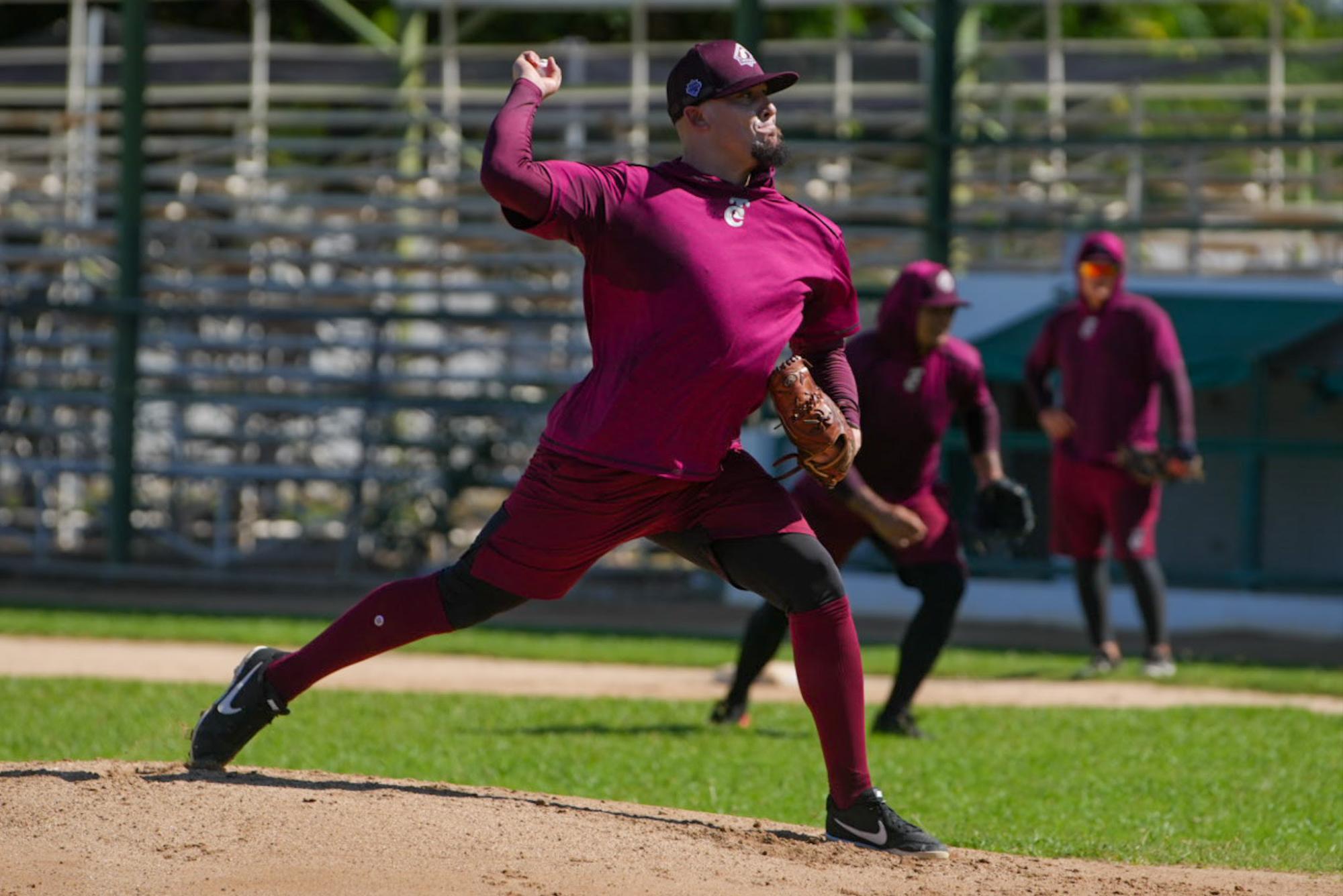 $!Alexis Wilson, Aldo Montes, Antonio Lamas e Ítalo Cano reportan al campamento de Tomateros de Culiacán