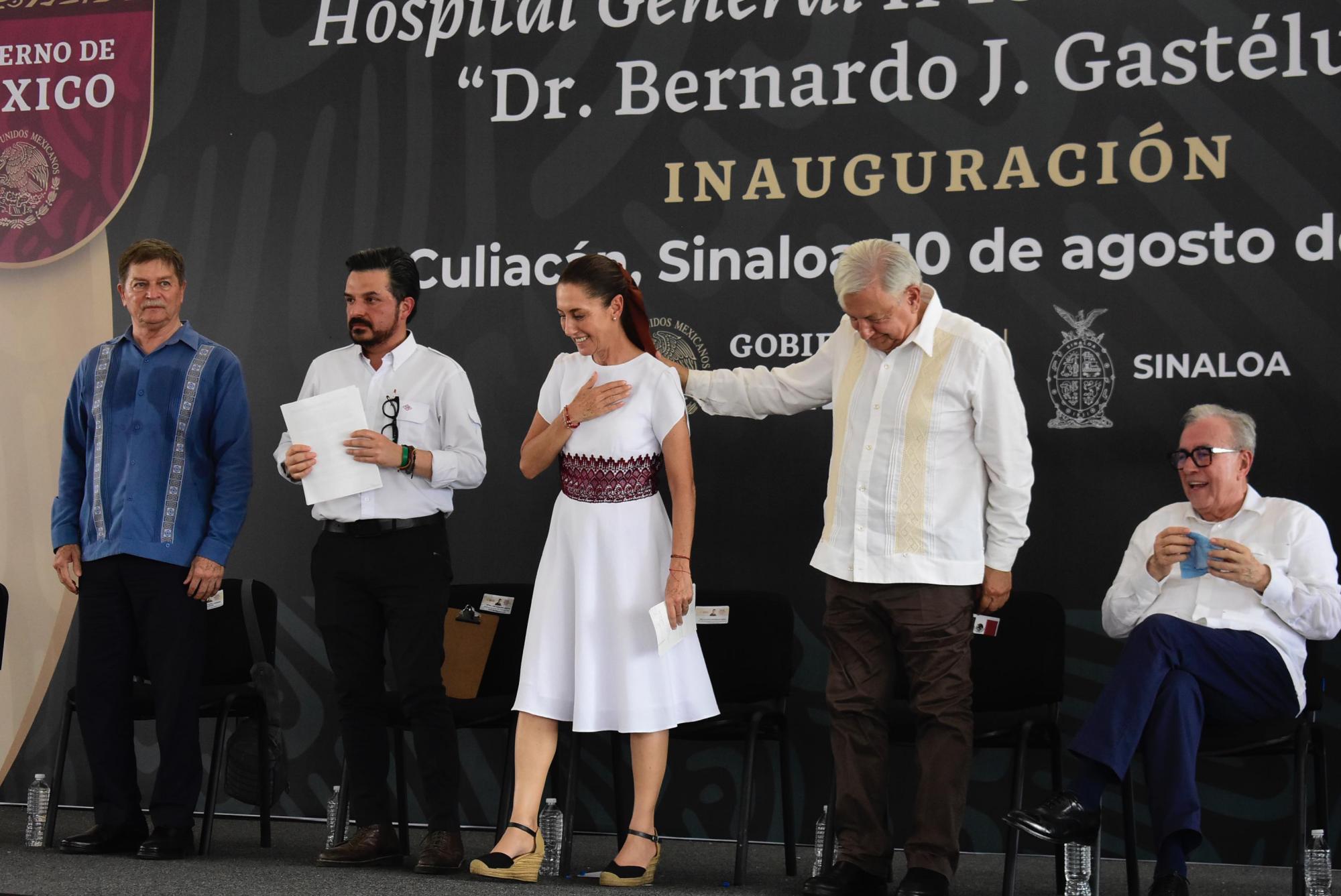 $!Inaugura AMLO Nuevo Hospital General de Culiacán; debía estar terminando hace 4 años y todavía no opera en su totalidad