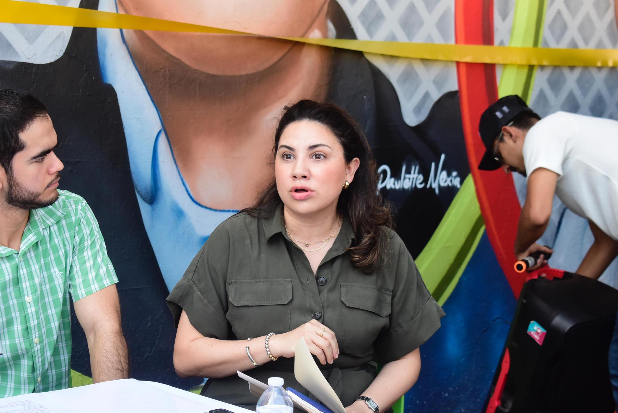 $!Develan mural en honor a deportistas olímpicos sinaloenses