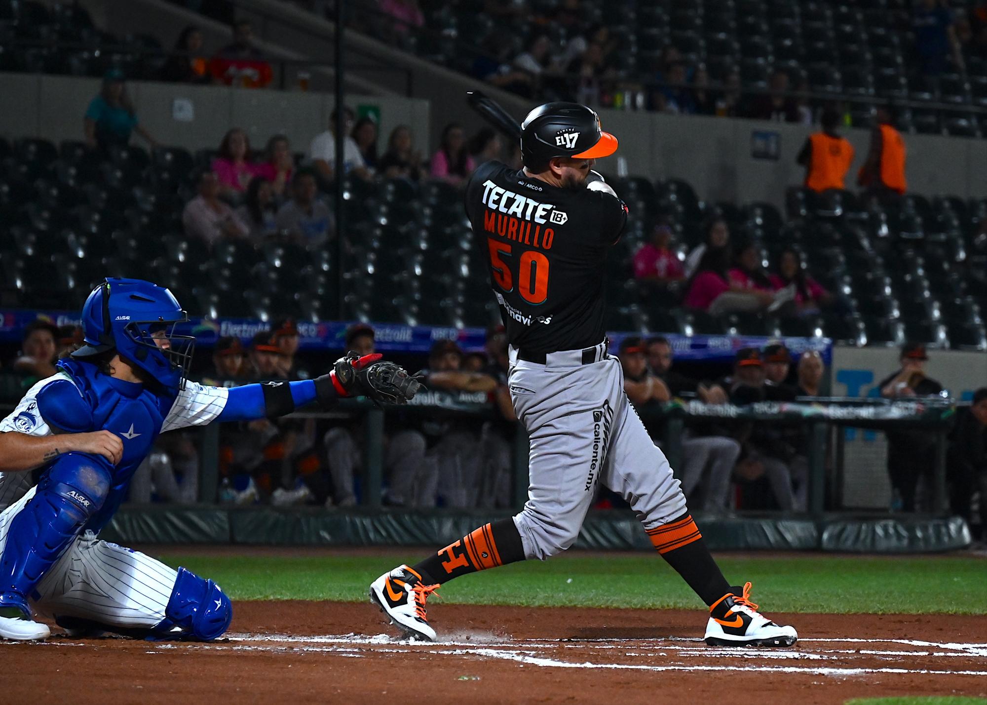 $!Murillo guía triunfo de Naranjeros ante Yaquis en primero de la serie