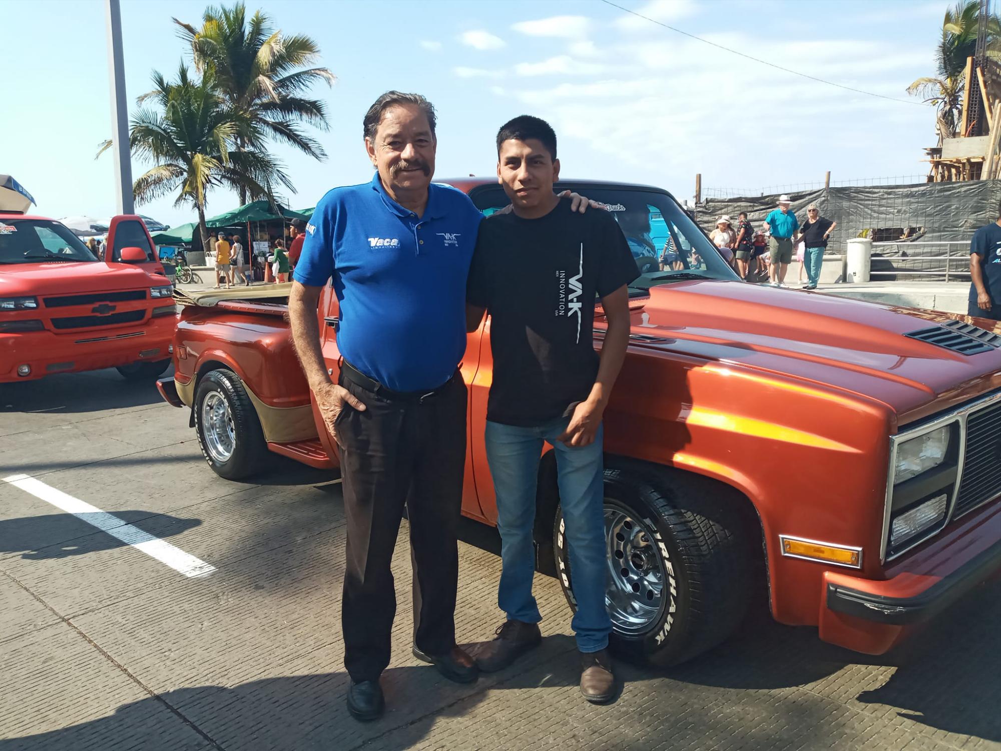 $!Martín Vaca presente en el carnaval.