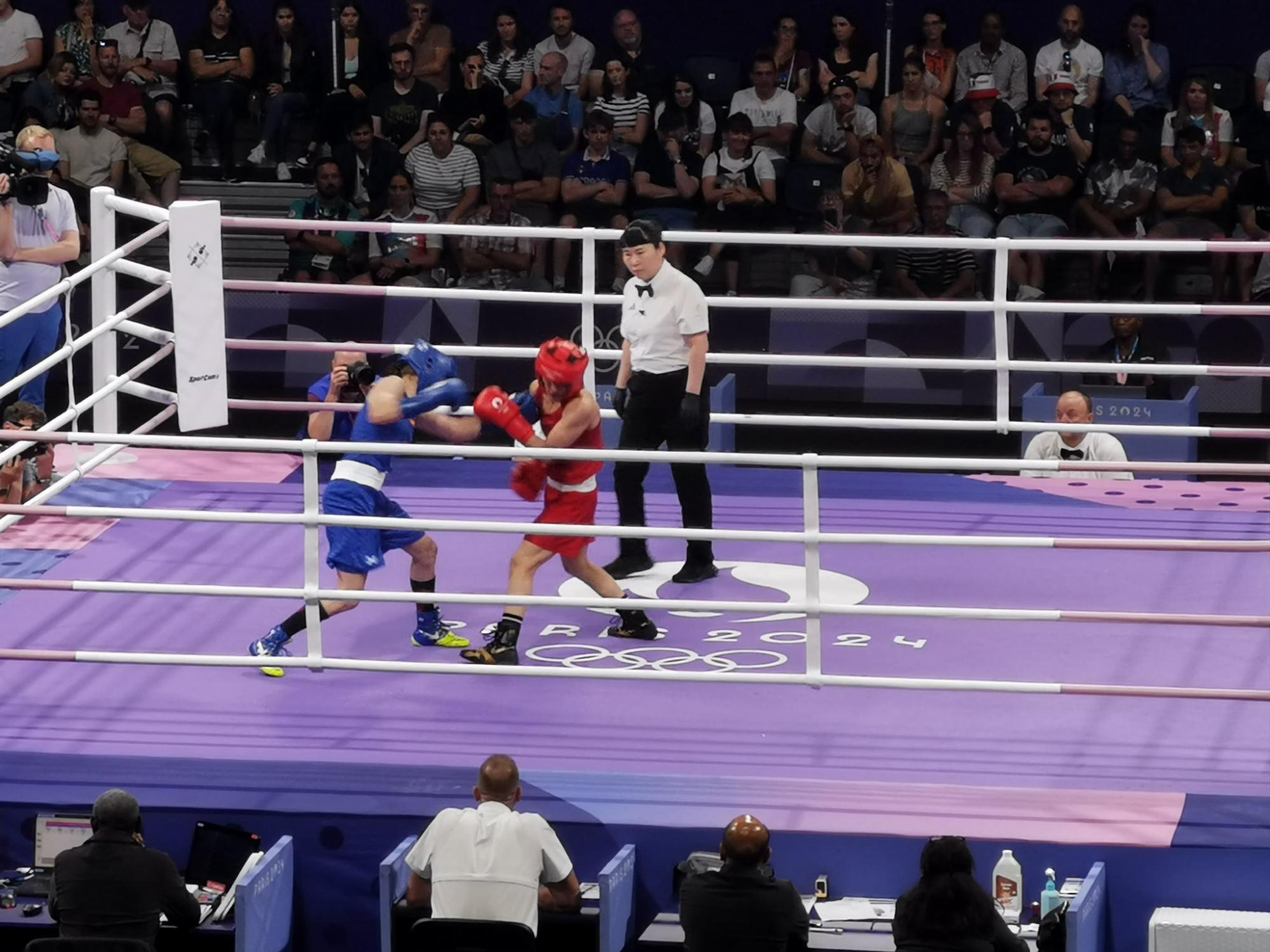 $!Boxeadora mexicana Fátima Herrera avanza a octavos de final en París 2024