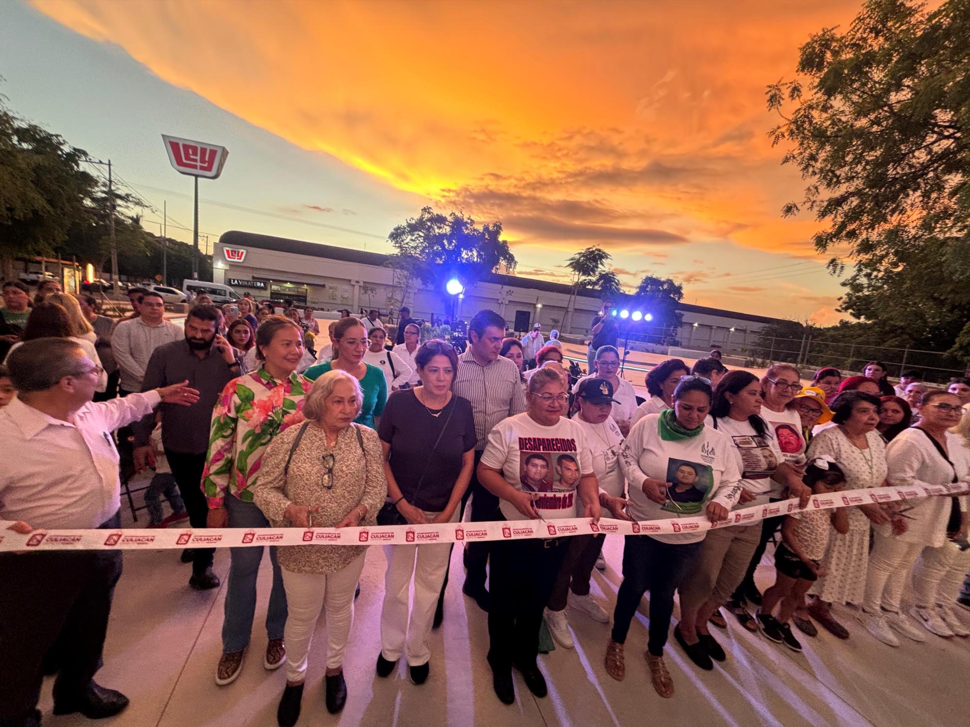 $!Inauguran ‘Jardín de la Memoria’ en Culiacán, un espacio para recordar a los desaparecidos en Sinaloa