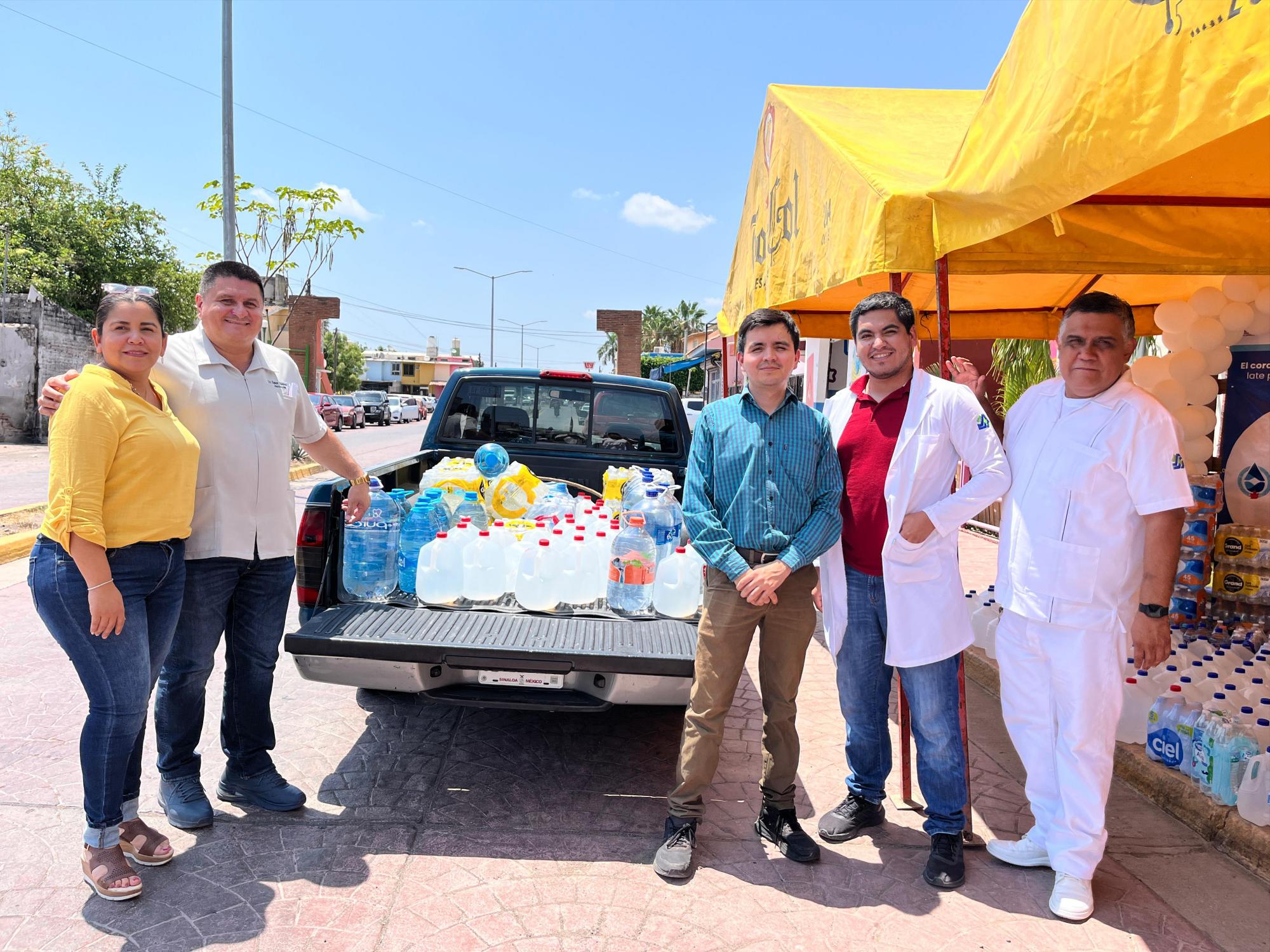 $!Recibe DIF Rosario poco más de 8 mil litros de agua por el Aquatón 2024