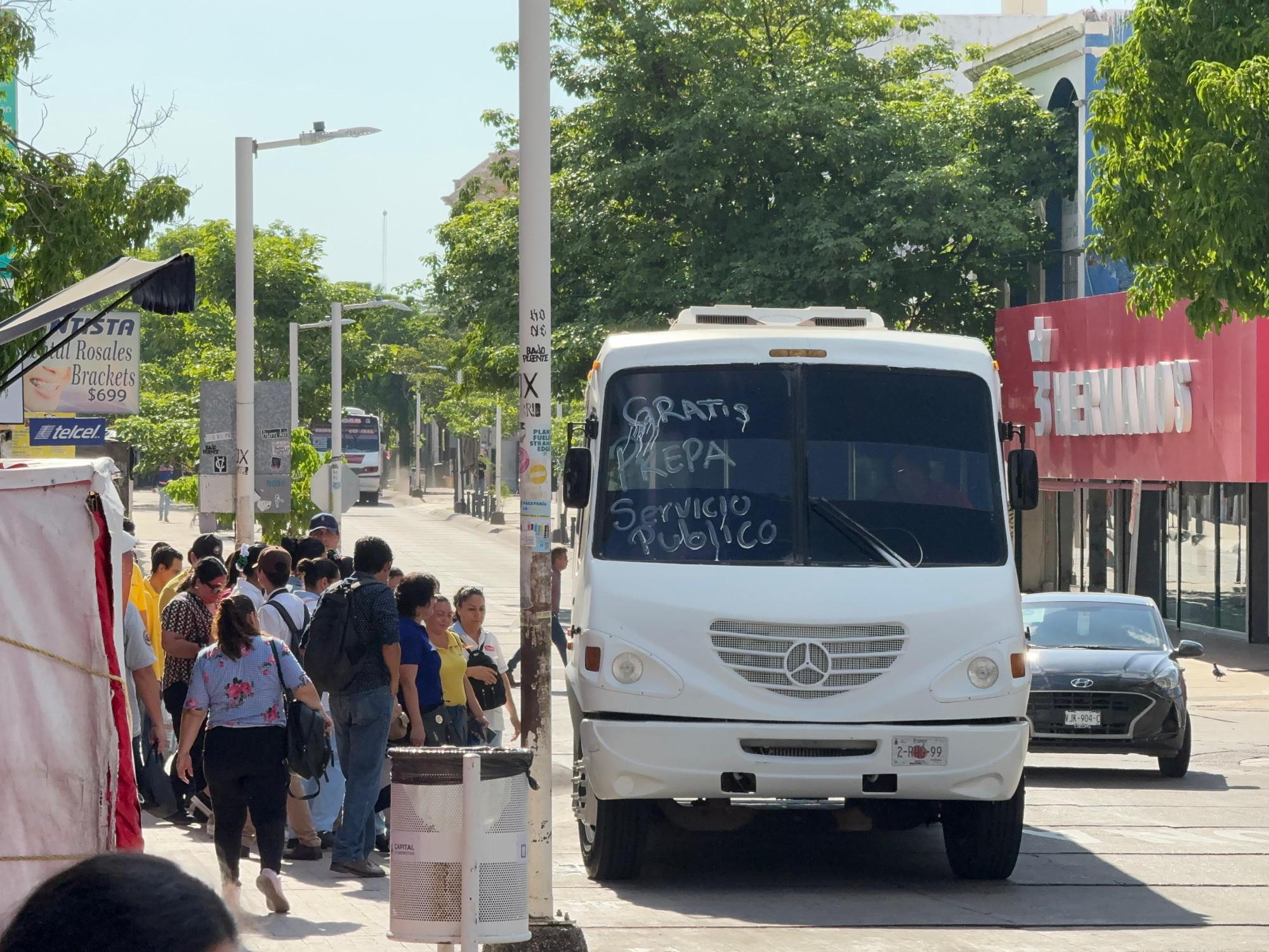 $!Gobierno de Sinaloa ofrece transporte gratuito a la ciudadanía en Culiacán