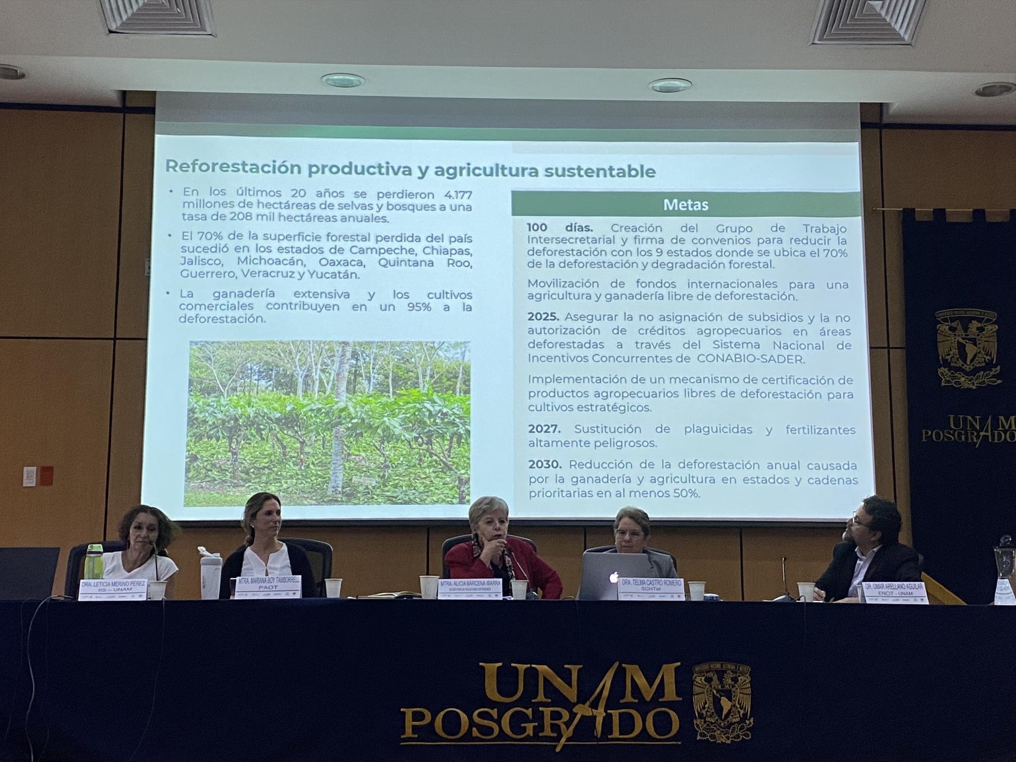 $!La presentación de la “Agenda Socioambiental 2024: diagnóstico y propuestas” se realizó en la Unidad de Posgrado de la UNAM, en Ciudad Universitaria.