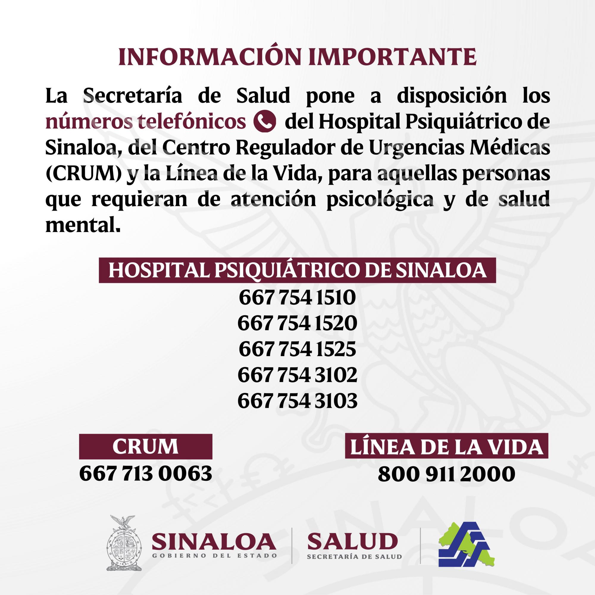 $!DIF Culiacán y Secretaría de Salud ofrecen atención psicológica gratuita mediante llamada telefónica