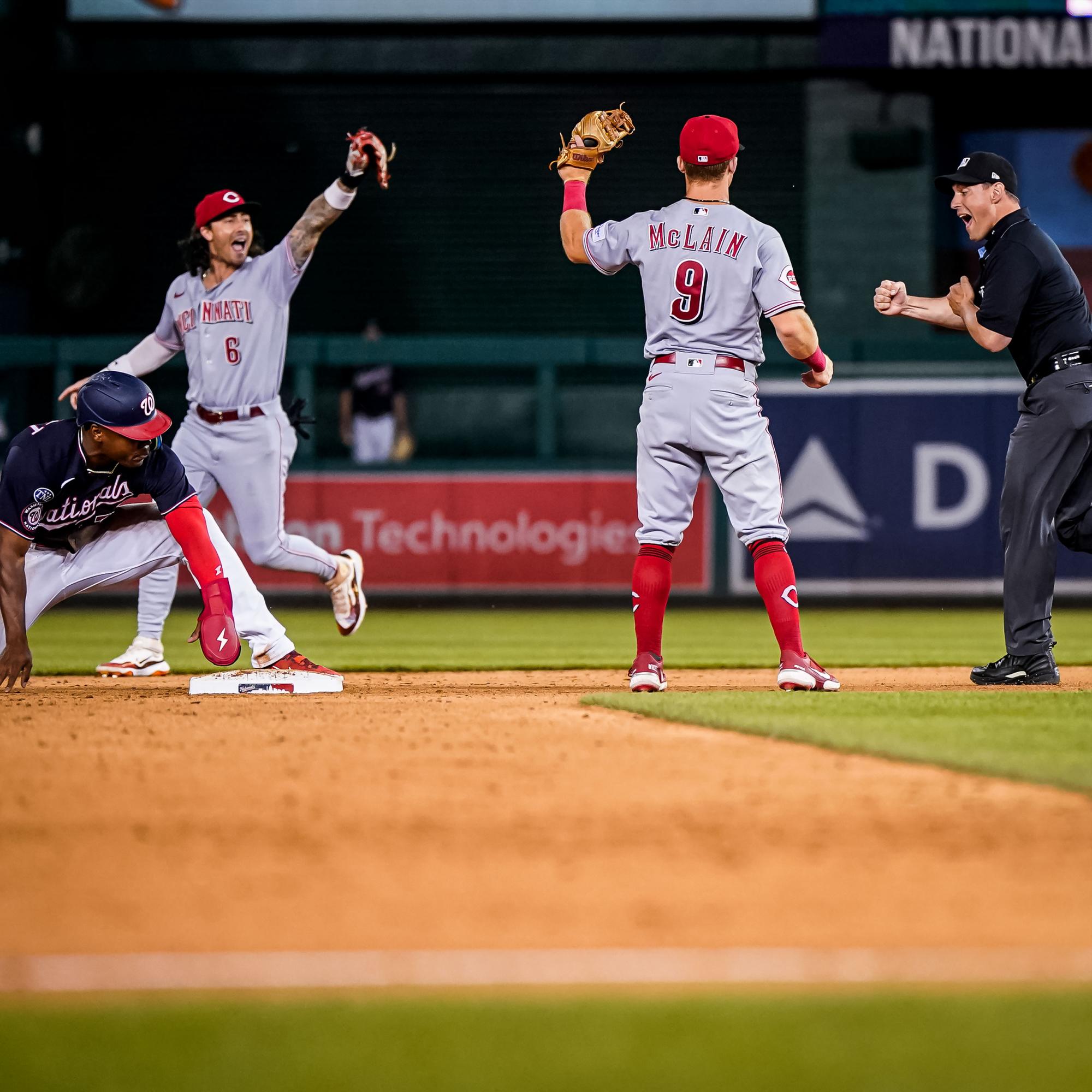 $!Joey Votto sale del bache con jonrón y Rojos gana en D.C.