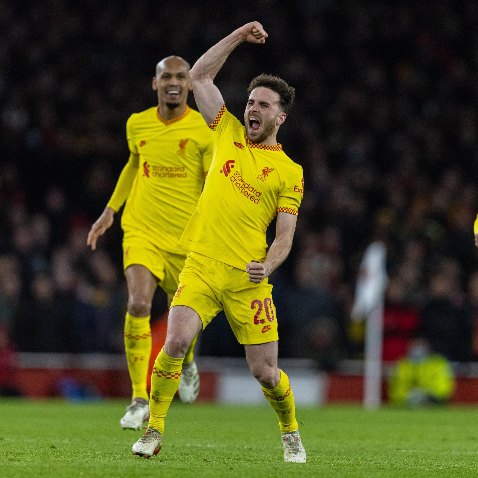 $!Diogo Jota destroza al Arsenal y Liverpool se mete a la final de la Copa de la Liga