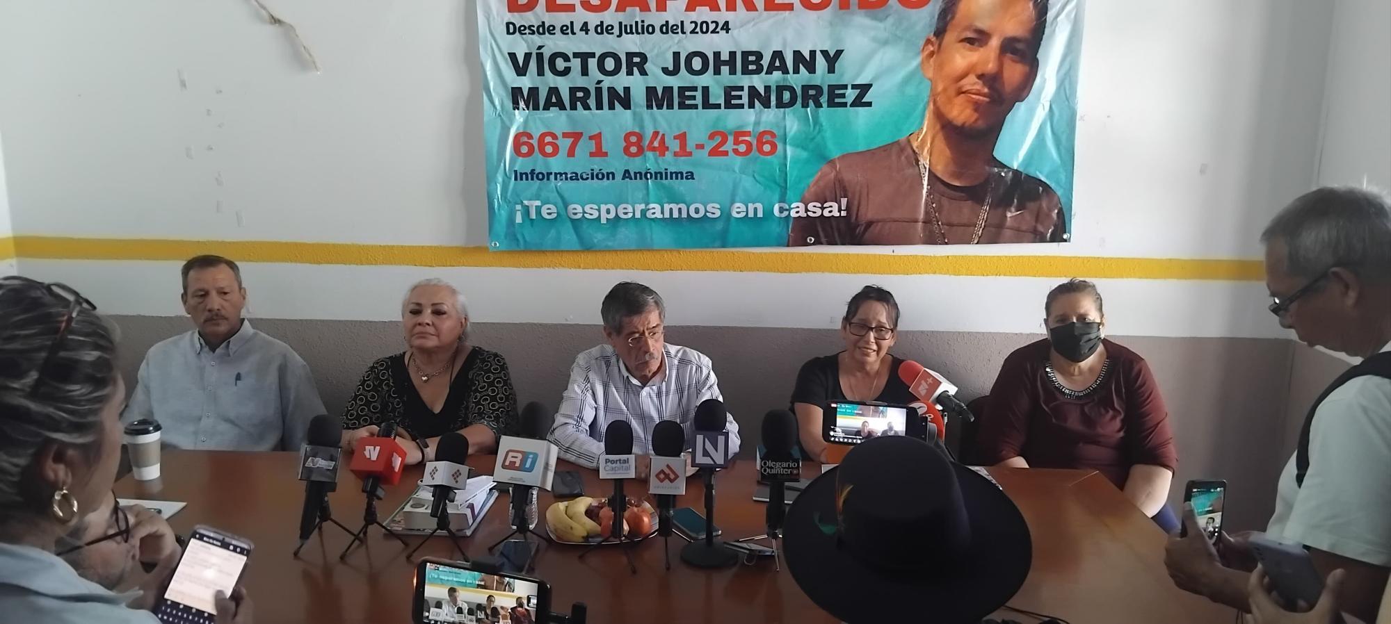 $!‘En Fiscalía puras mentiras’; van 20 días desde la desaparición de Víctor Johbany, en Culiacán