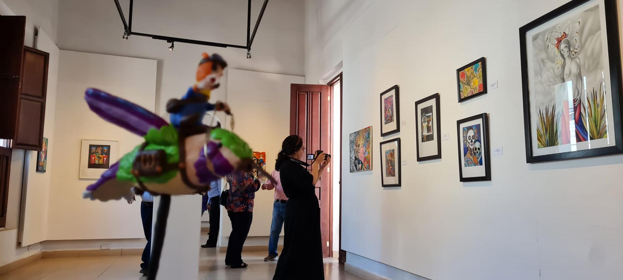 $!La exposición se exhibe en la Galería de Arte Frida Kahlo.