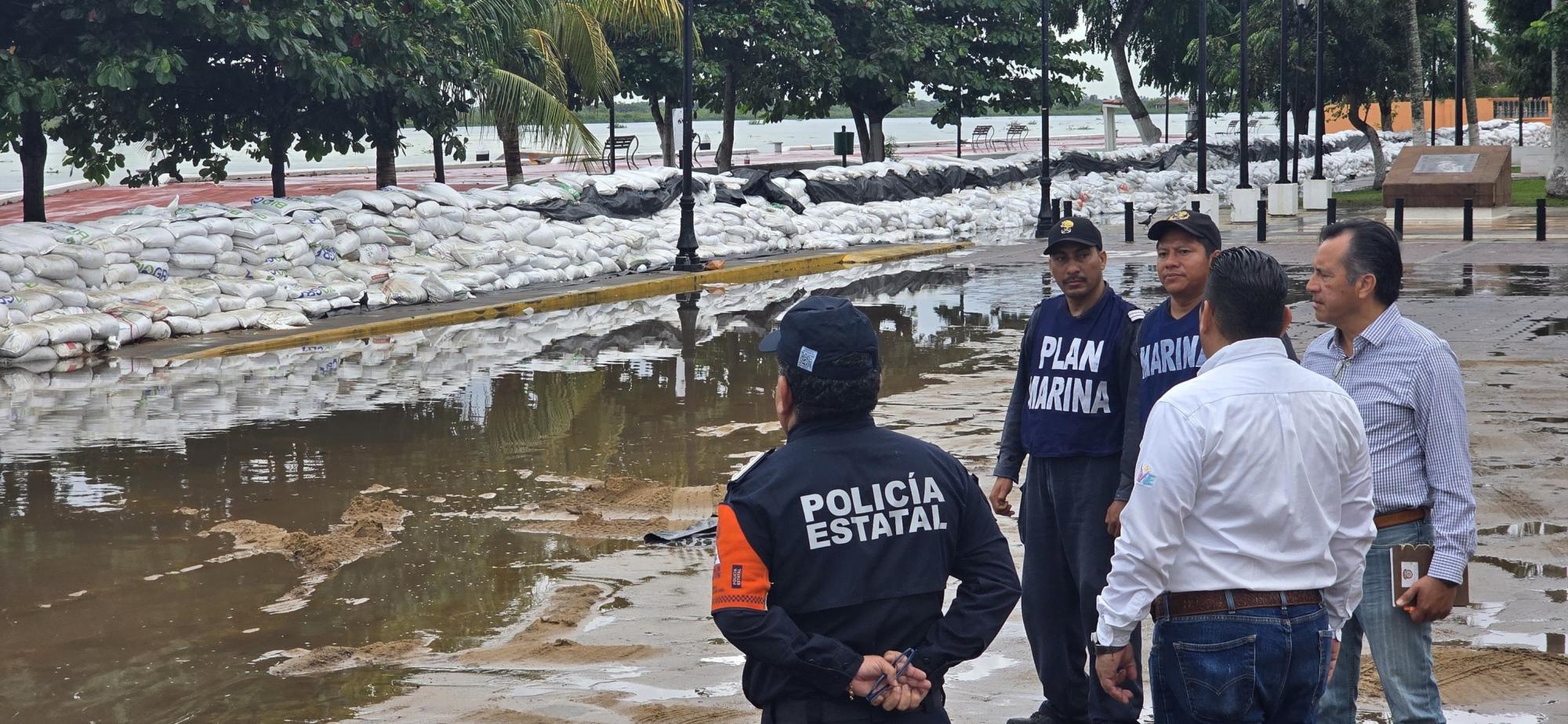 $!Desbordamiento de ríos en Veracruz deja zonas afectadas